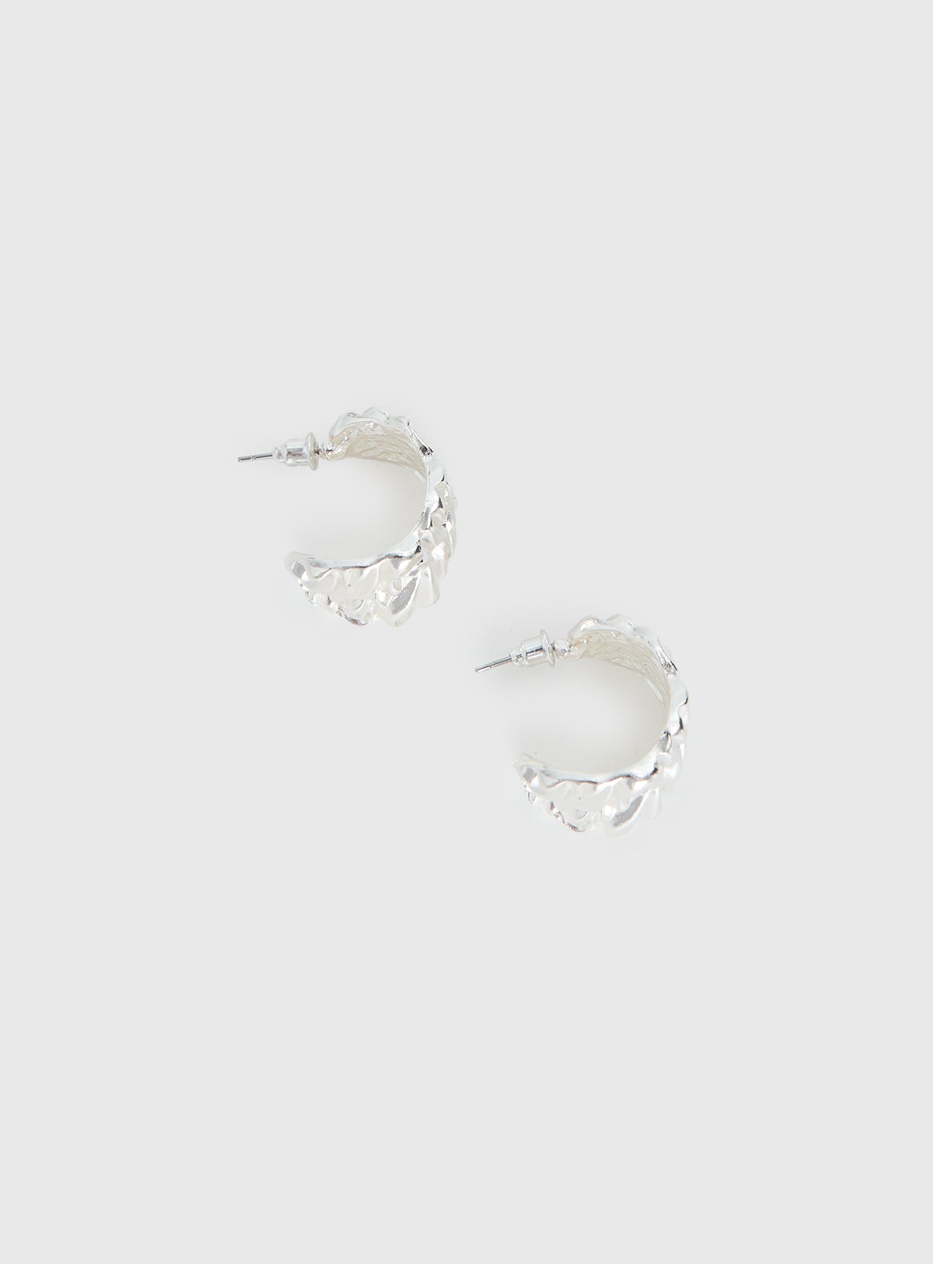 Courter Earrings Silver - Image 4