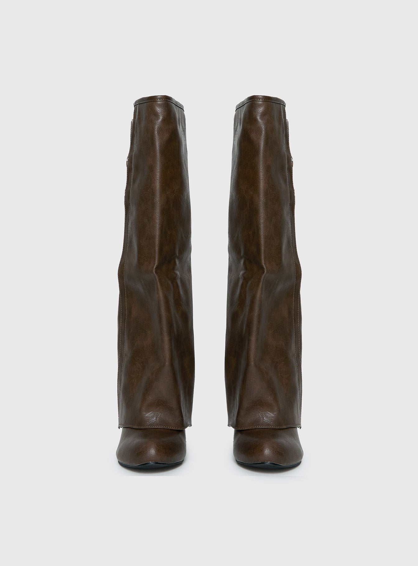 Ritz Knee High Boots Brown - Image 3