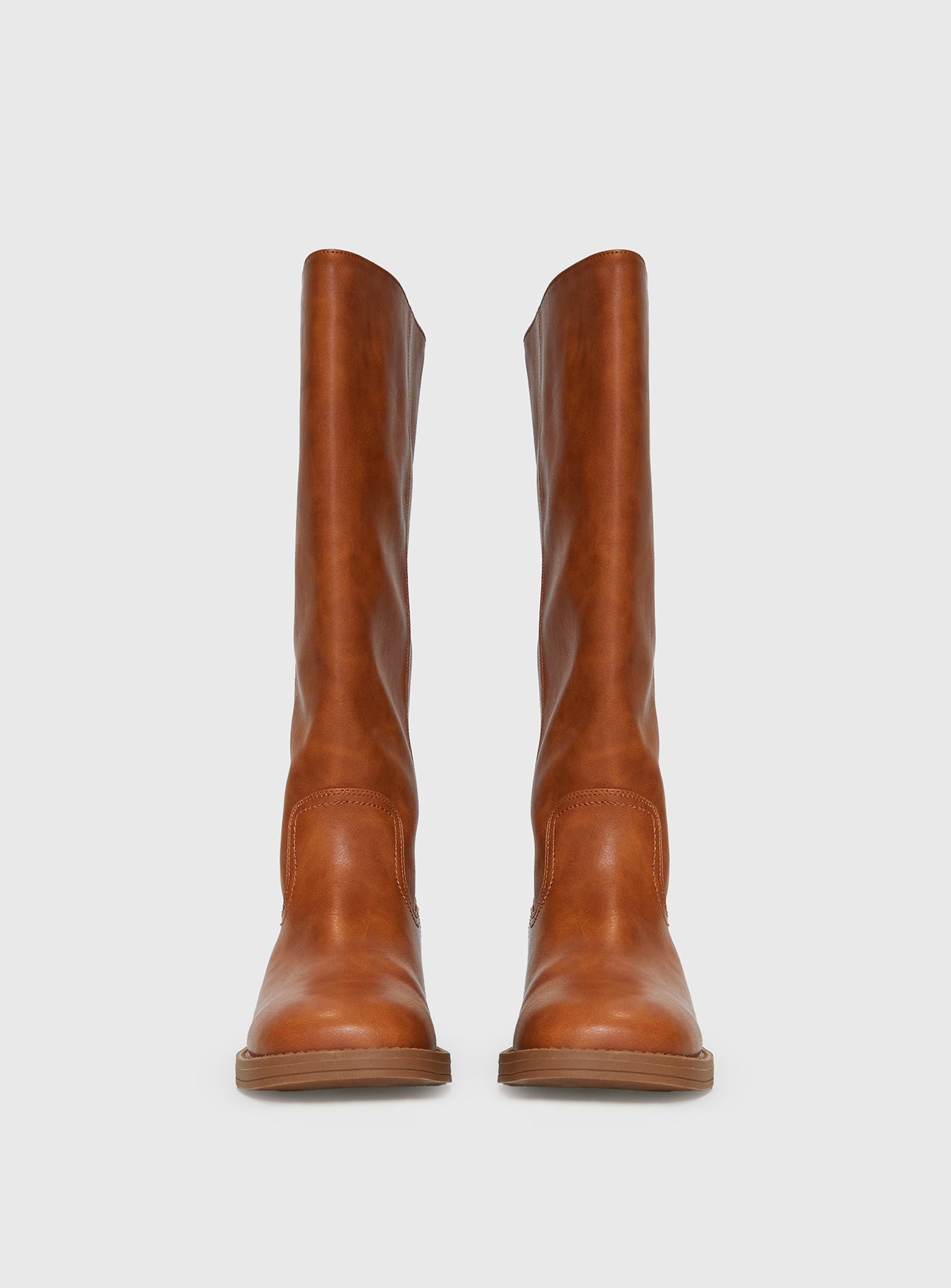 Madisson Knee High Boots Brown - Image 3