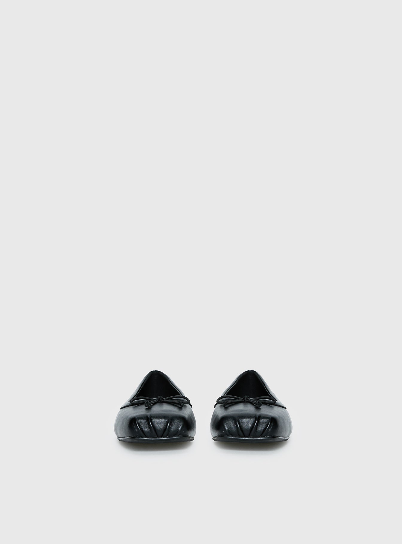 Therapy Laine Square Toe Ballet Flats Black - Image 3