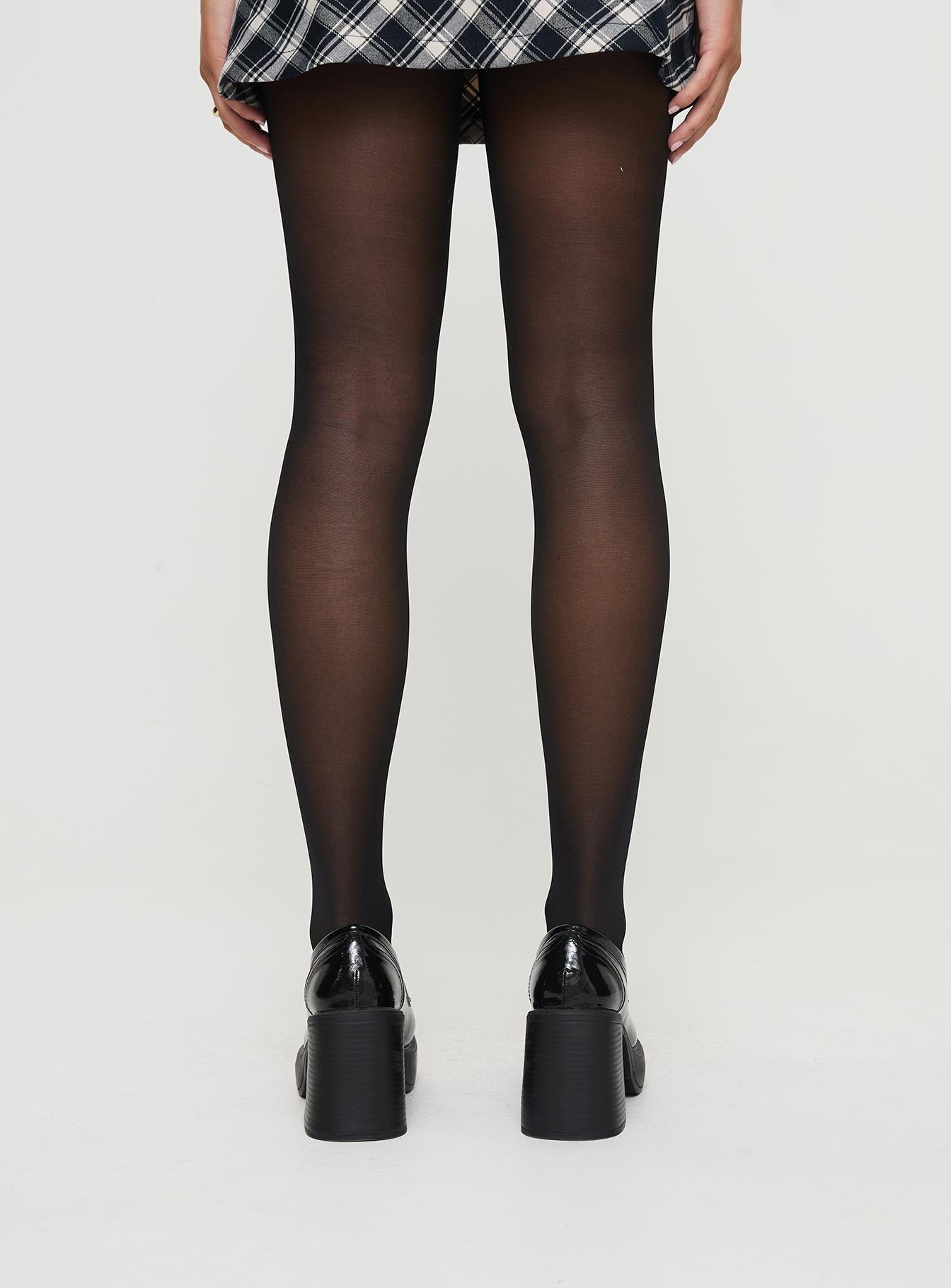Gravin Sheer Stockings Black - Image 4