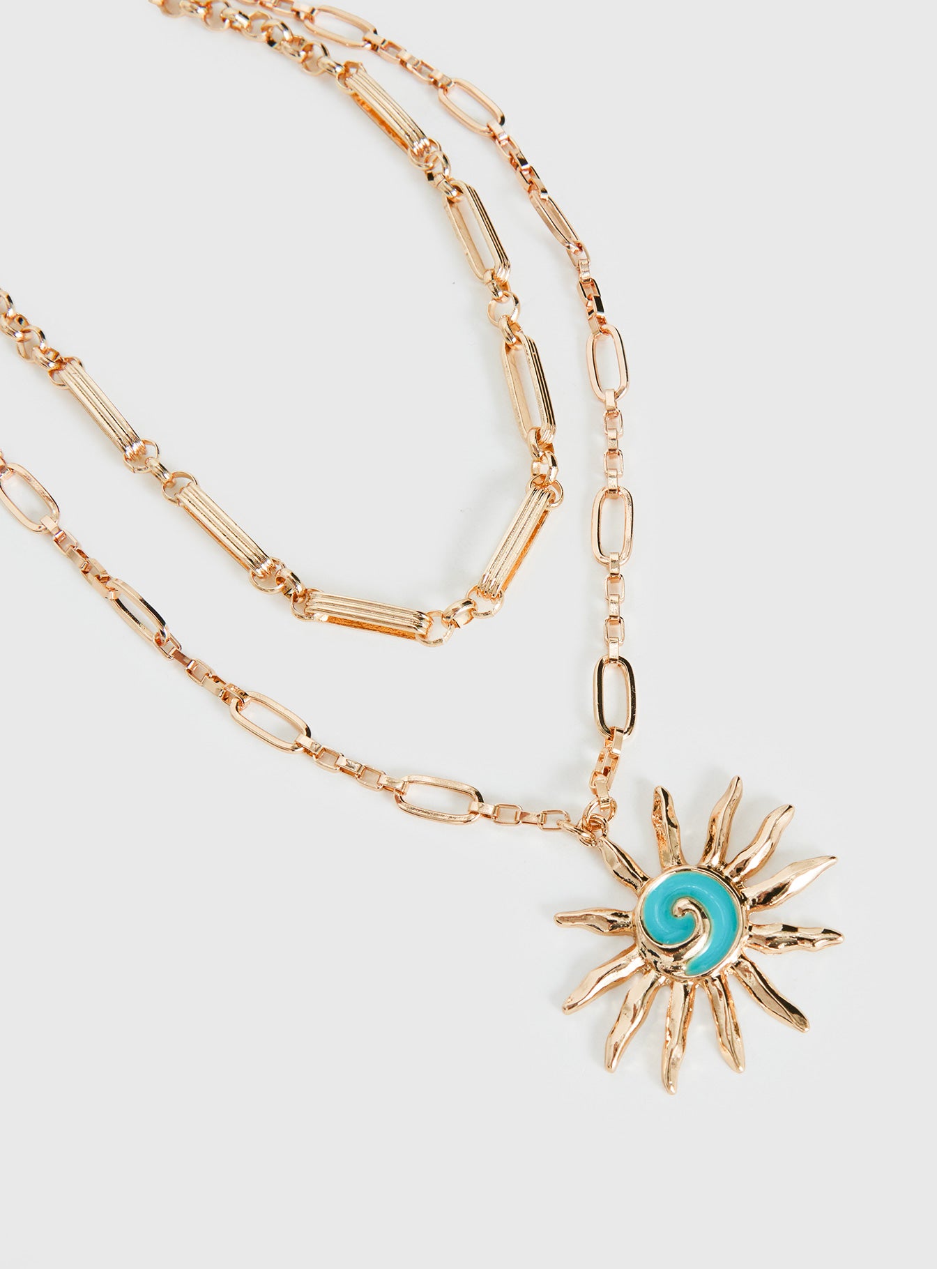 Split The Difference Necklace Pack Gold - Image 4