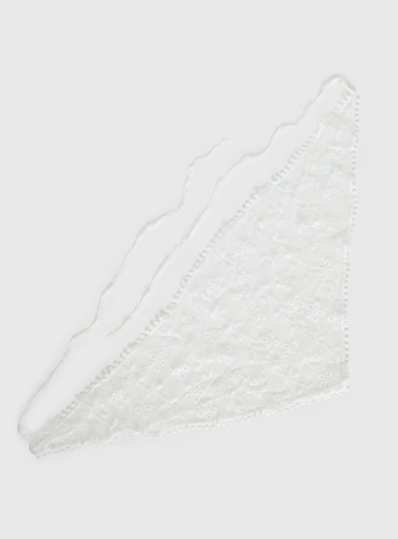 Ex Factor Sheer Head Scarf White - Image 4