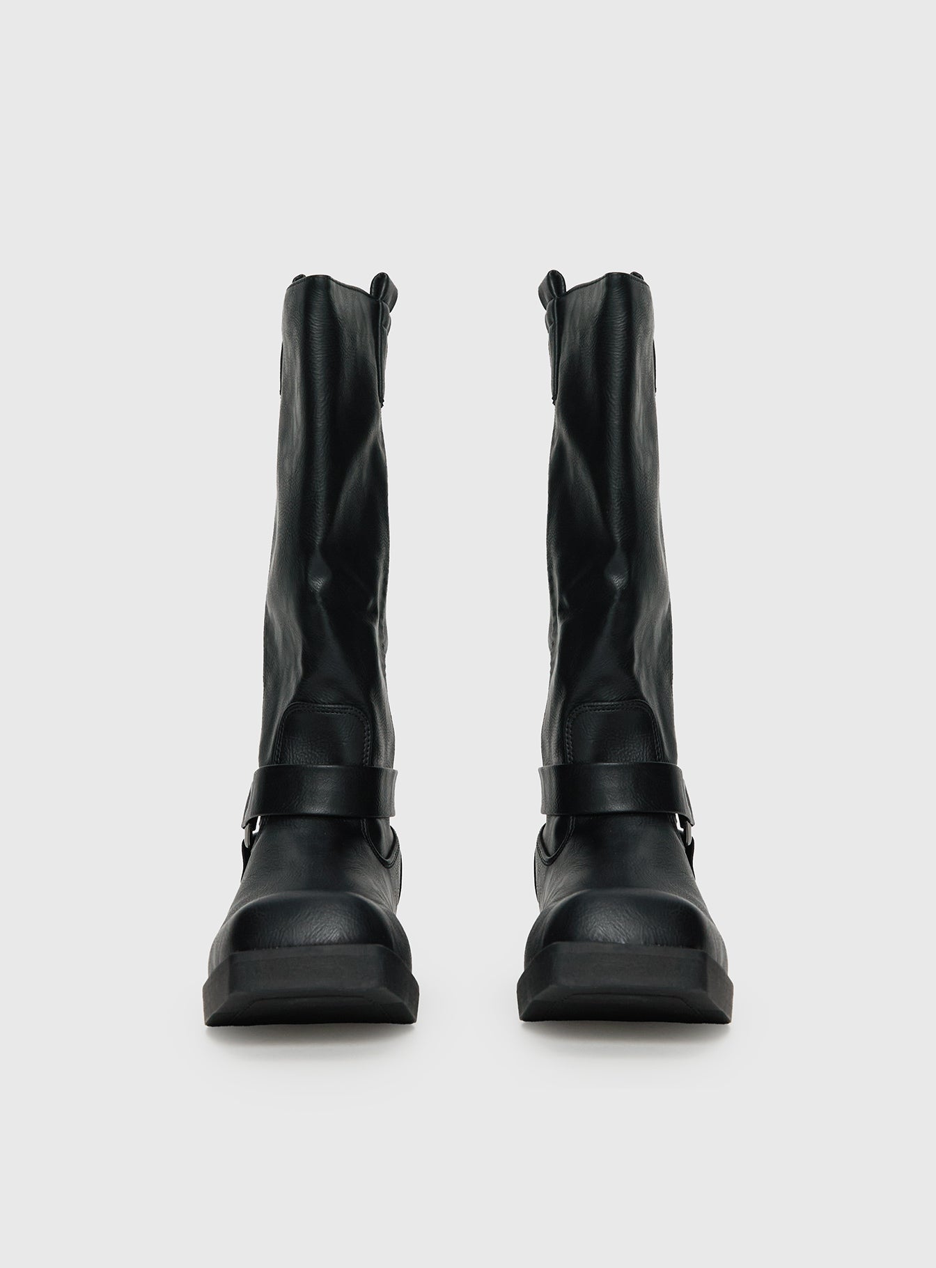 Wrecked Western Boots Black - Image 3