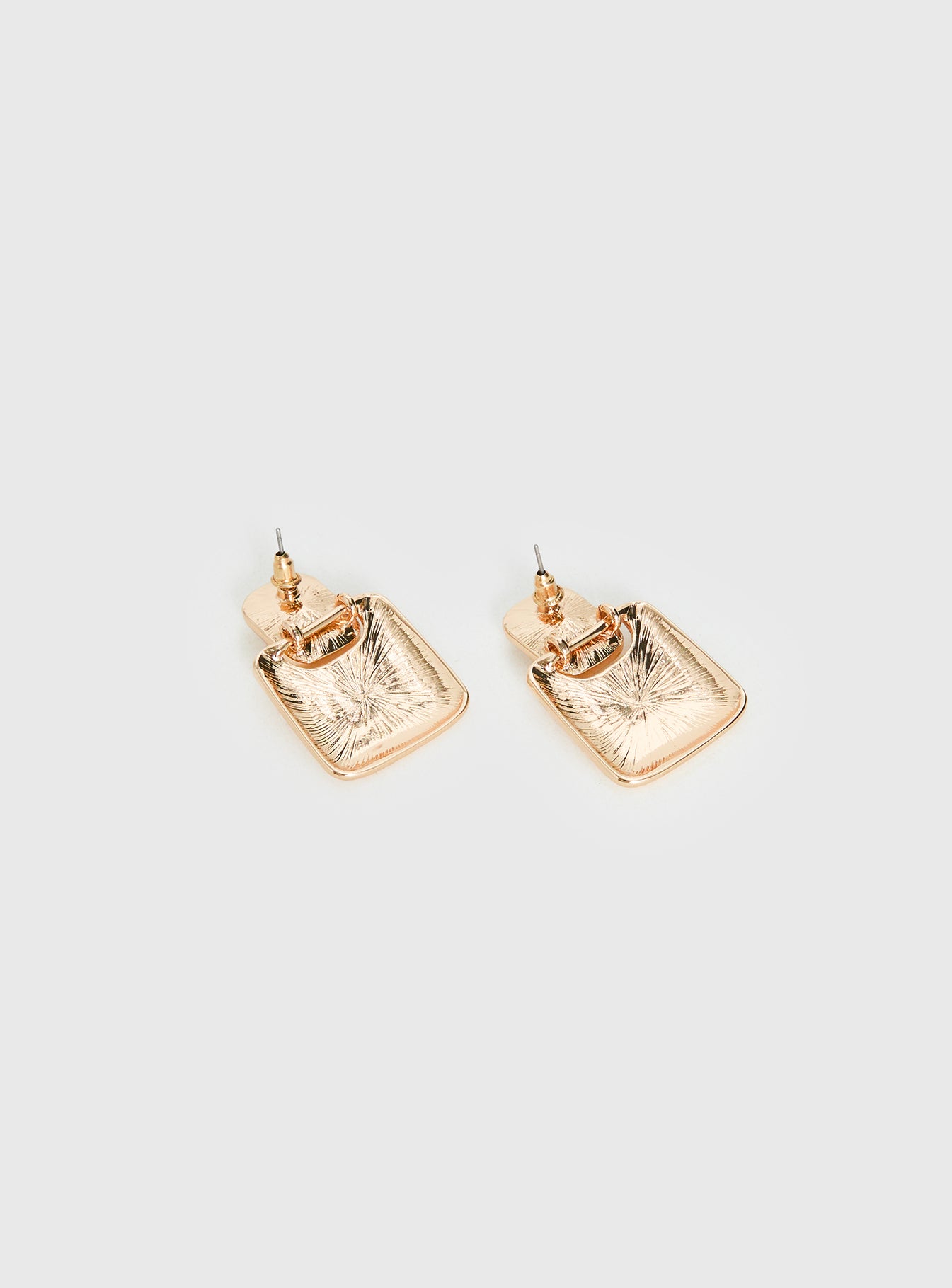 Luminary Diamante Detail Earrings Gold - Image 4