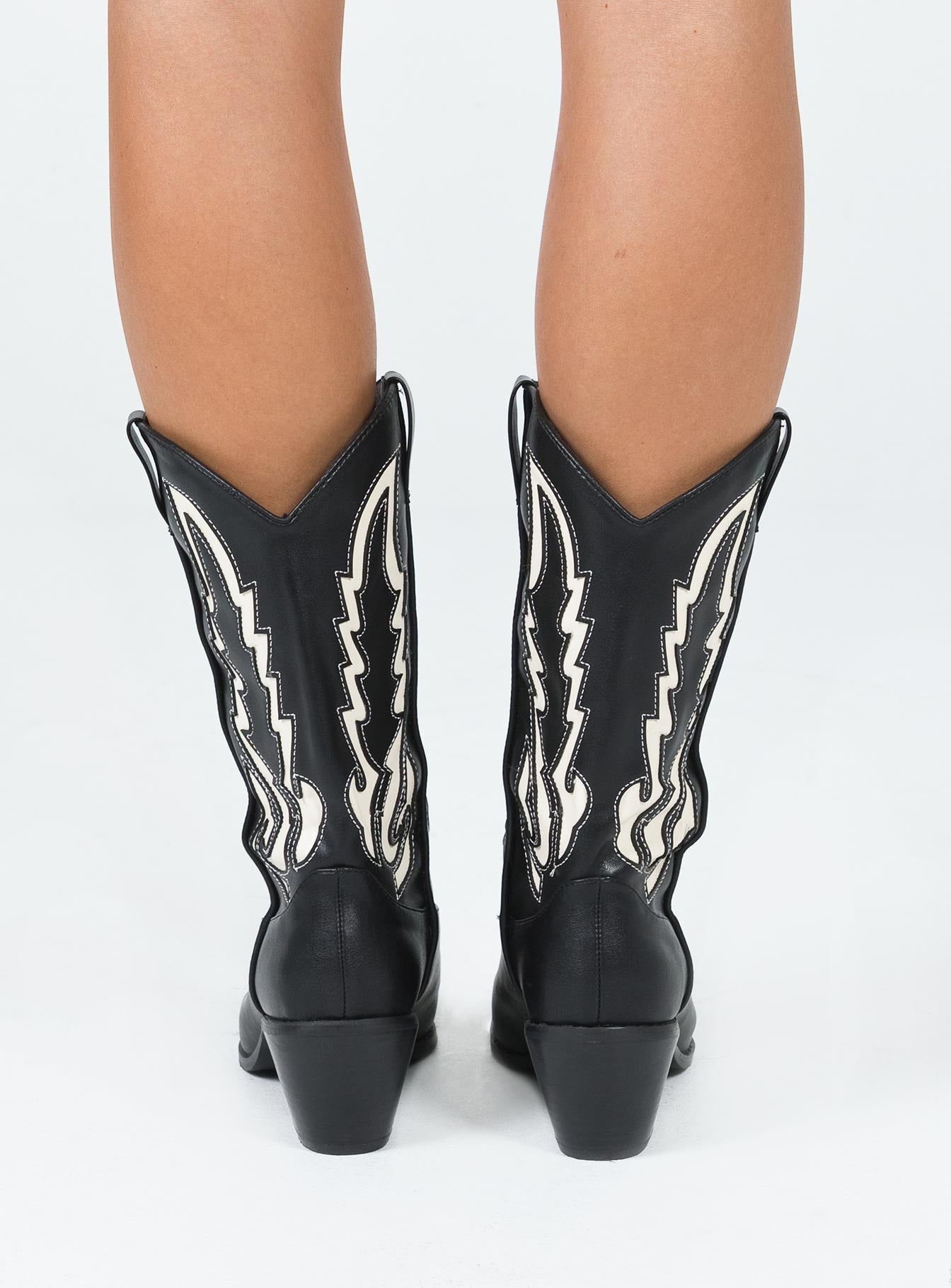 Billini Norva Boots Black / Bone - Image 4