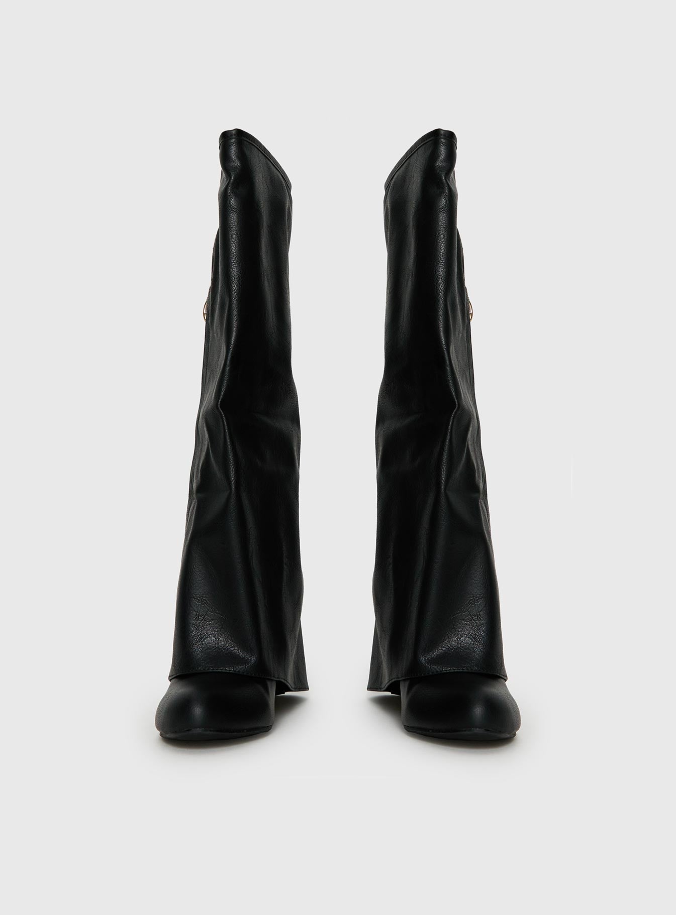 Ritz Knee High Boots Black - Image 3