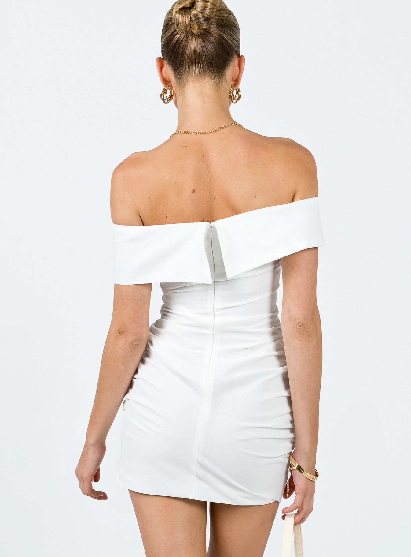 Marcia Mini Dress White - Image 5