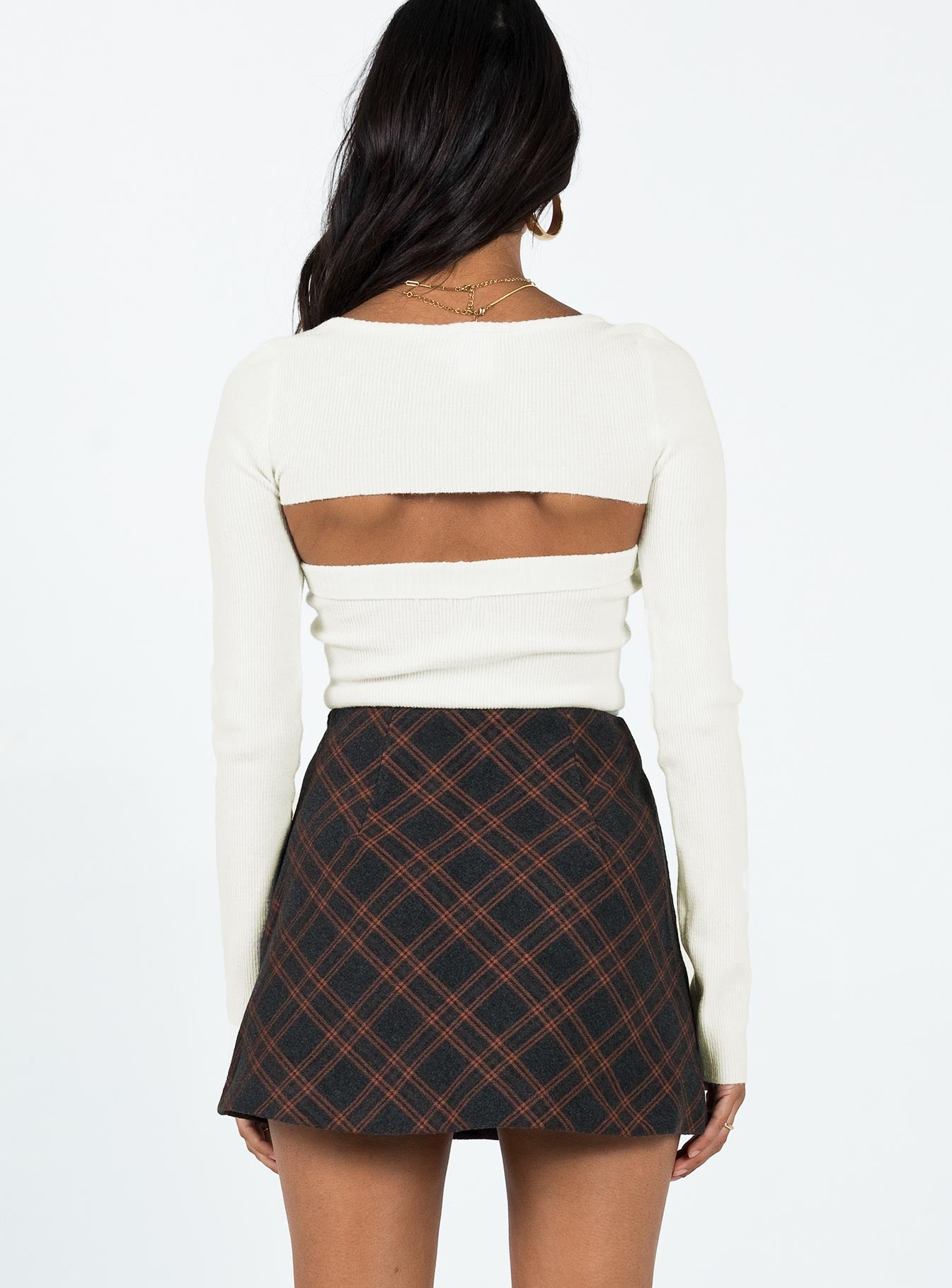 Fike Mini Skirt Charcoal - Image 5