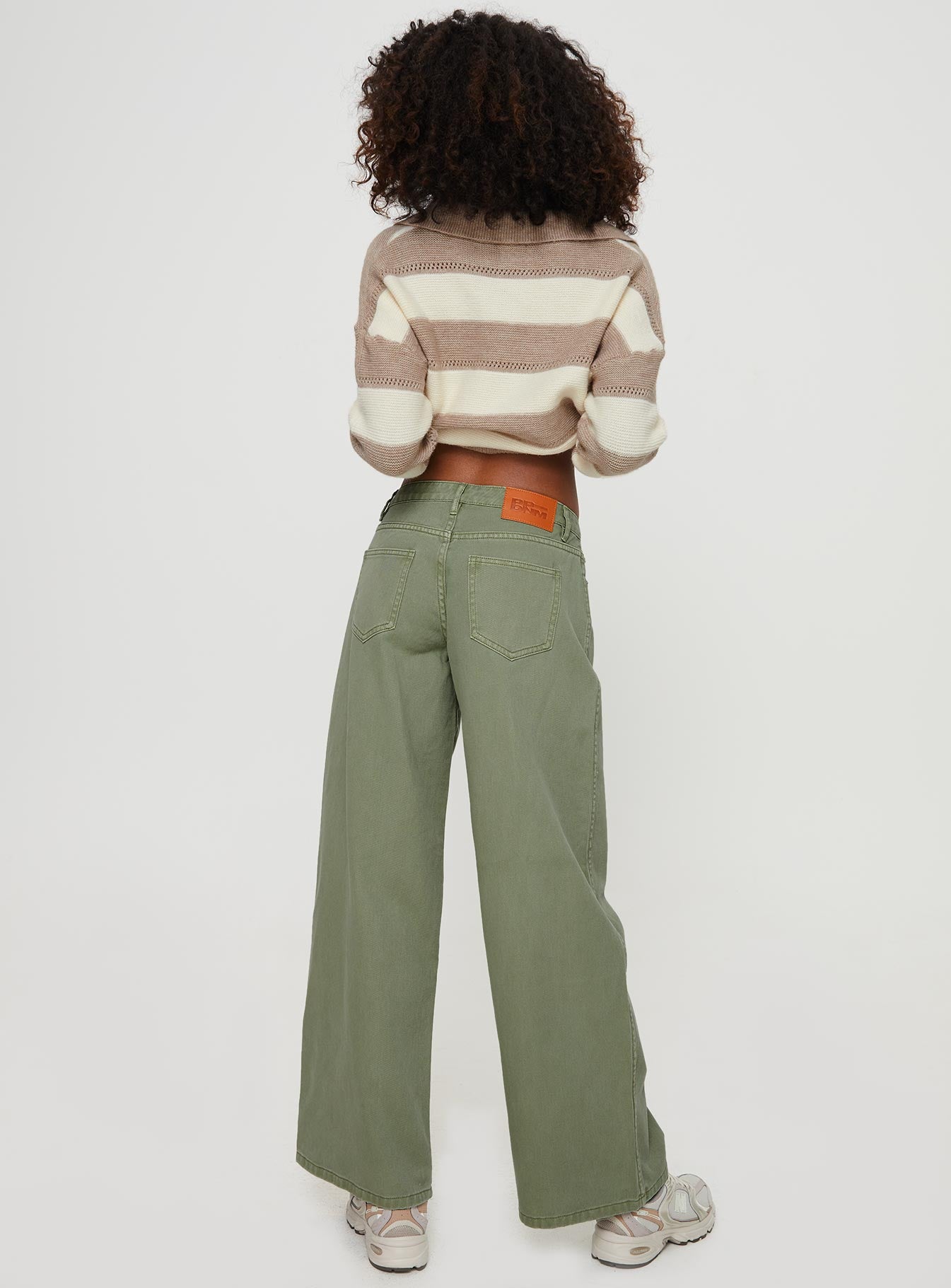 Ramos Low Rise Denim Jeans Sage - Image 5