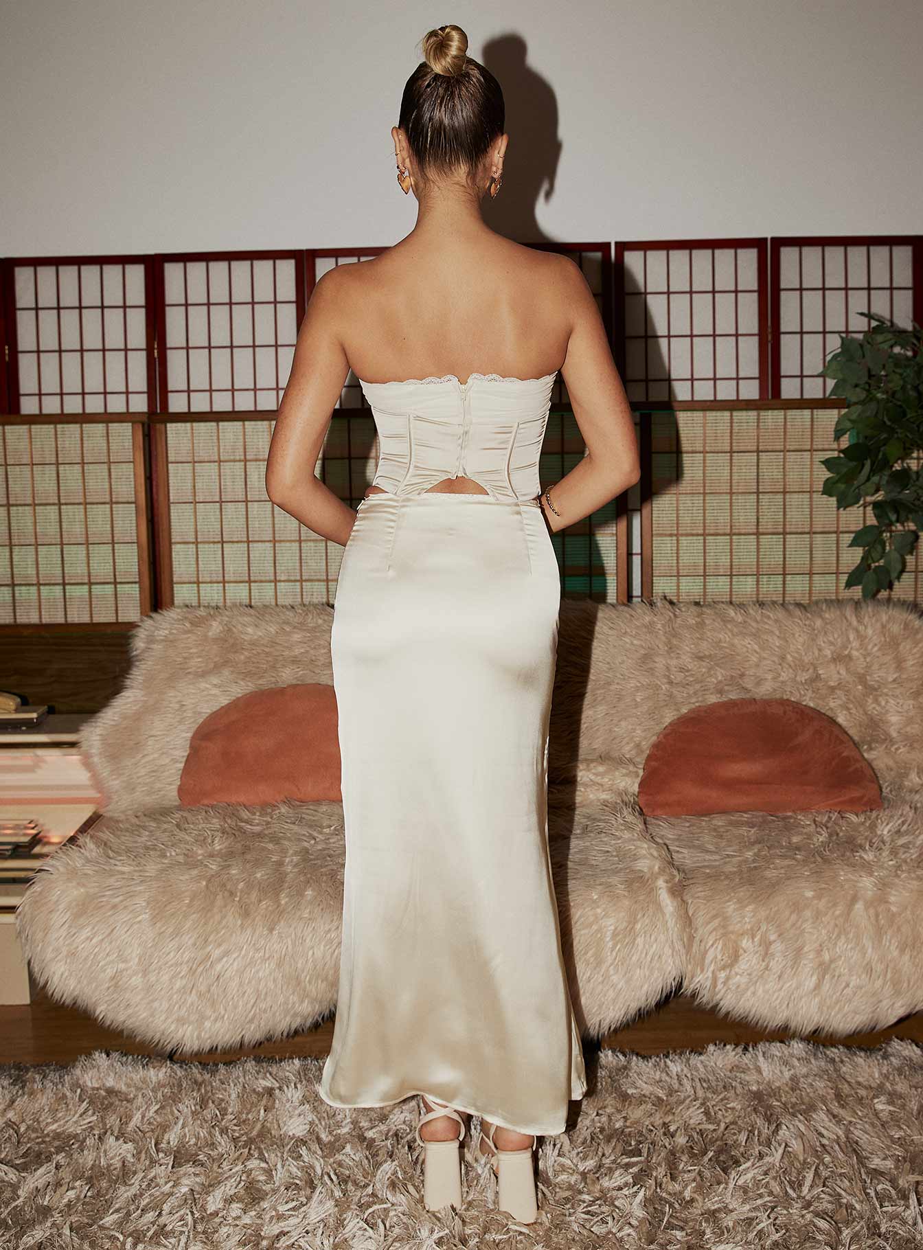 Suga Maxi Skirt Cream - Image 4
