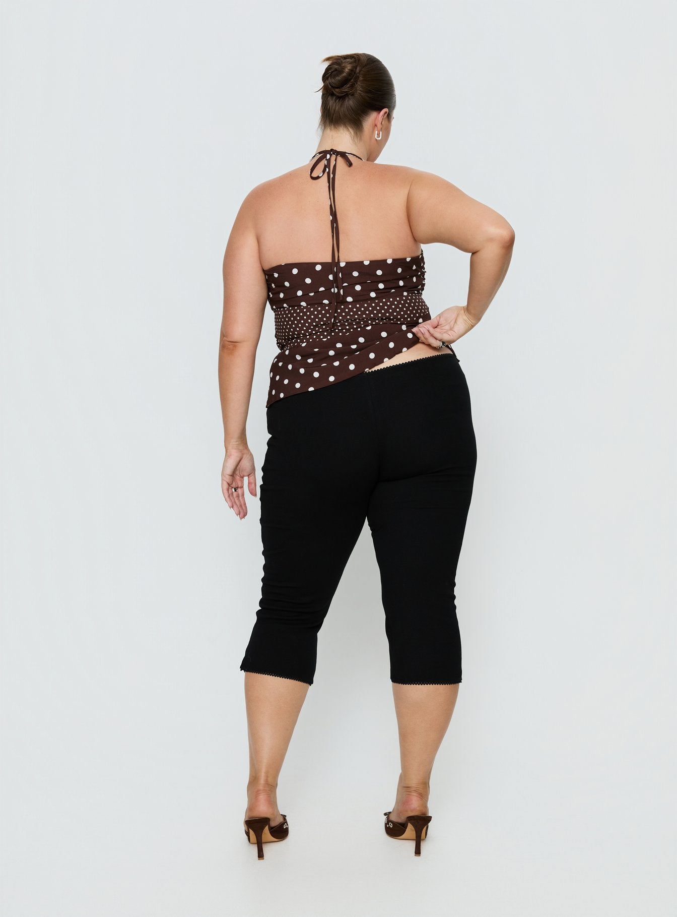 Baseline Rib Capri Pants Black Curve - Image 5