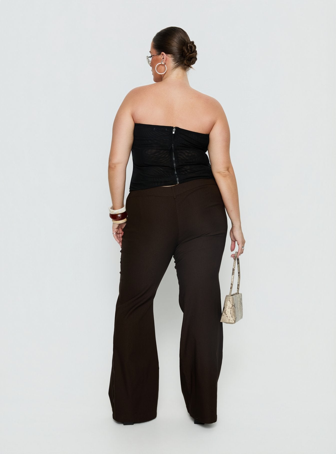 Kinkirk Flared Pants Chocolate Curve - Image 5