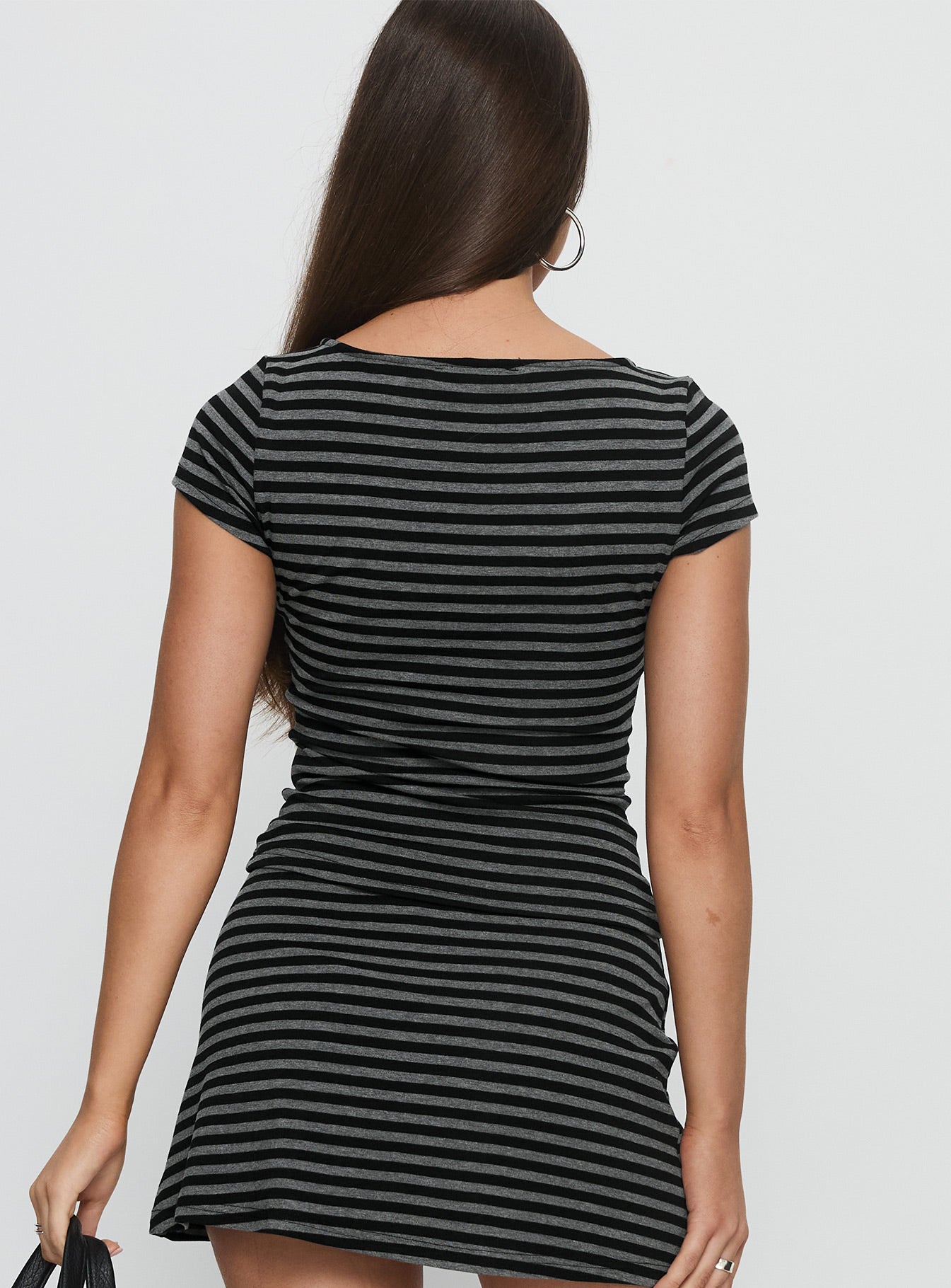 Angellina Jersey Button Down Top Stripe - Image 5