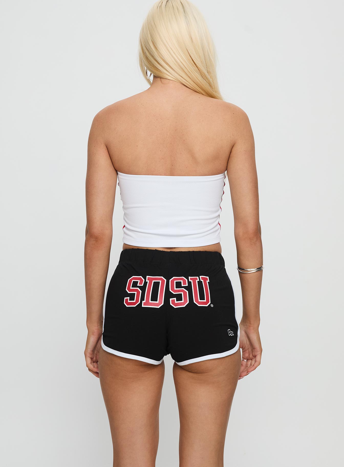 SDSU Old School Mini Short Black - Image 5