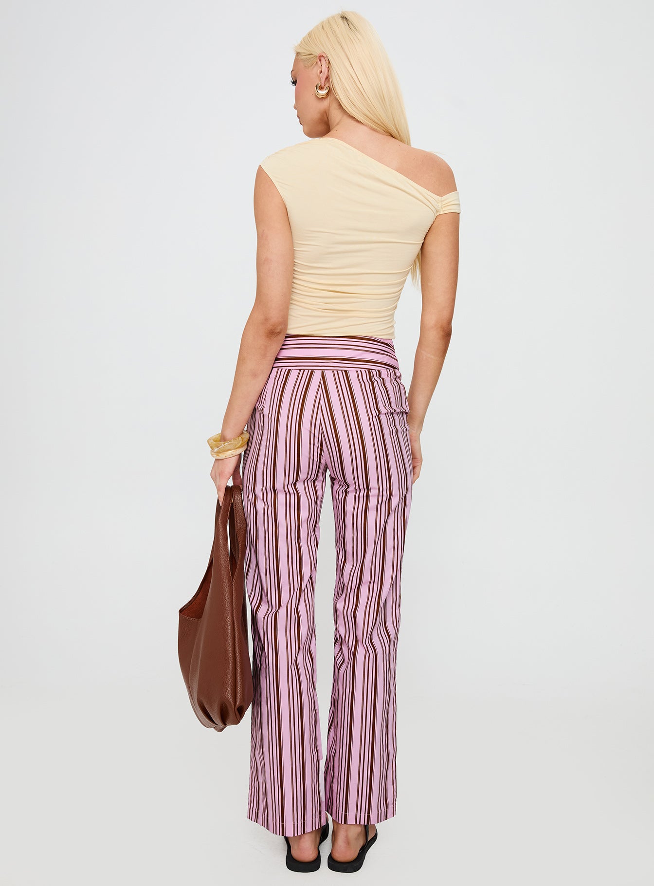 Leocadie Pants Pink Stripe - Image 5