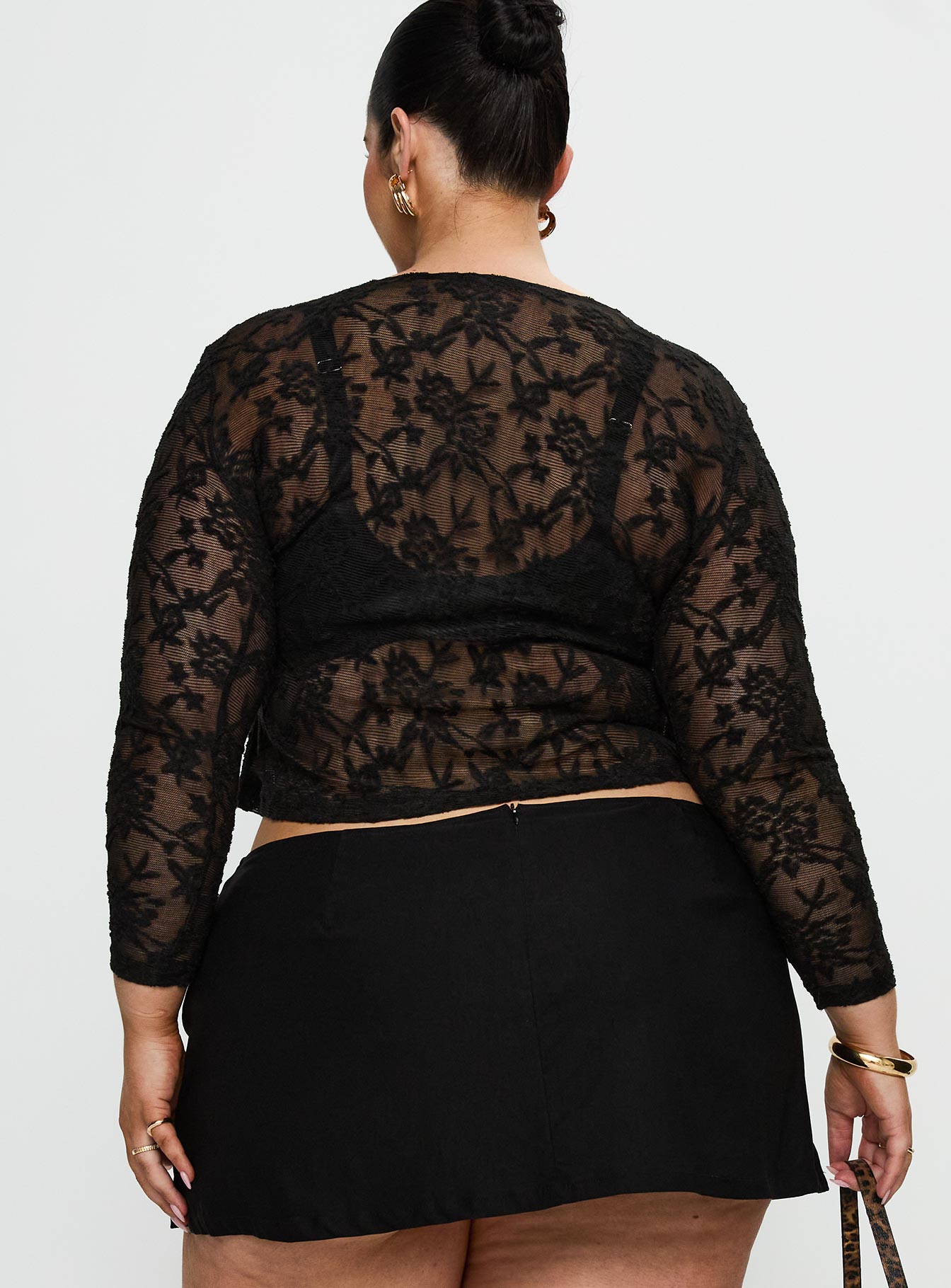 Martine Sheer Top Black Curve - Image 5