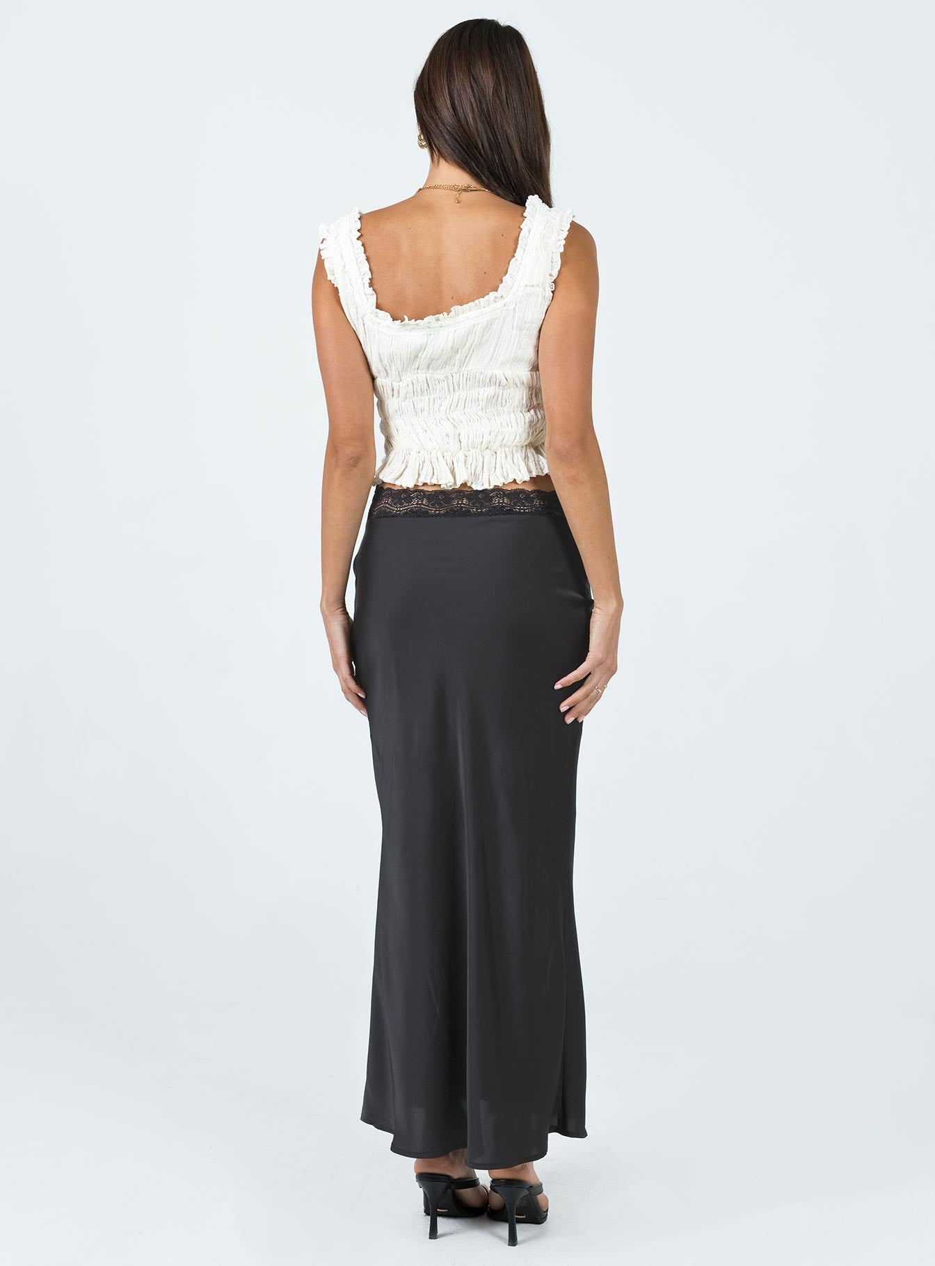 The Charmaine Maxi Skirt Black - Image 6