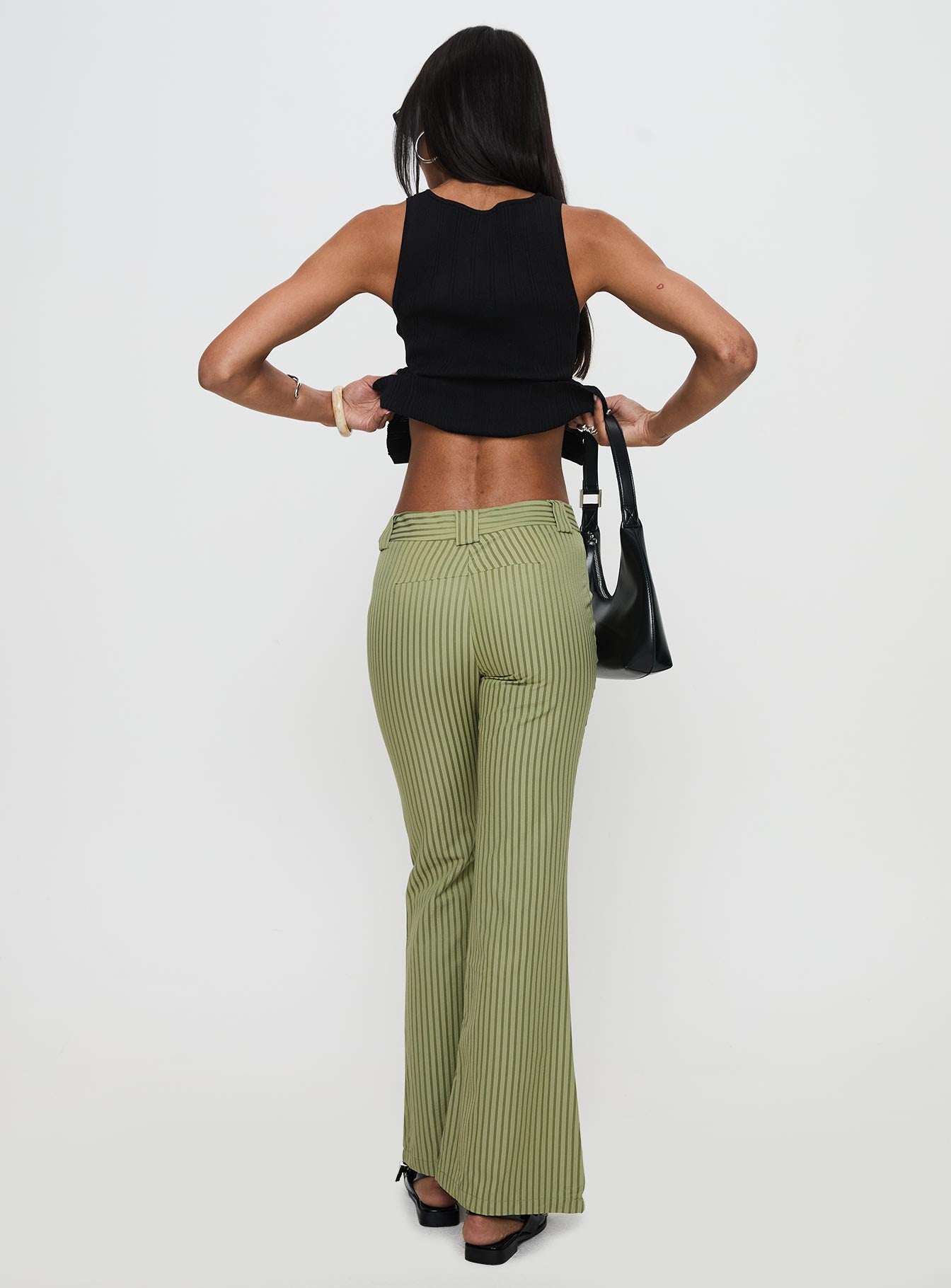 Jinxed Pant Green Stripe - Image 4
