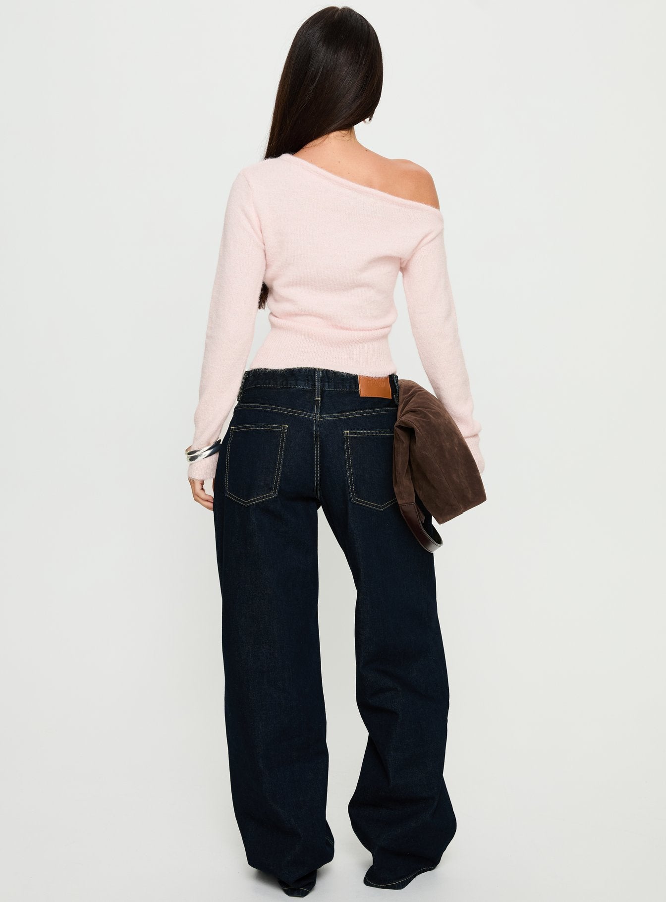 Serenitia Mid Rise Relaxed Jeans Dark Raw Wash - Image 6
