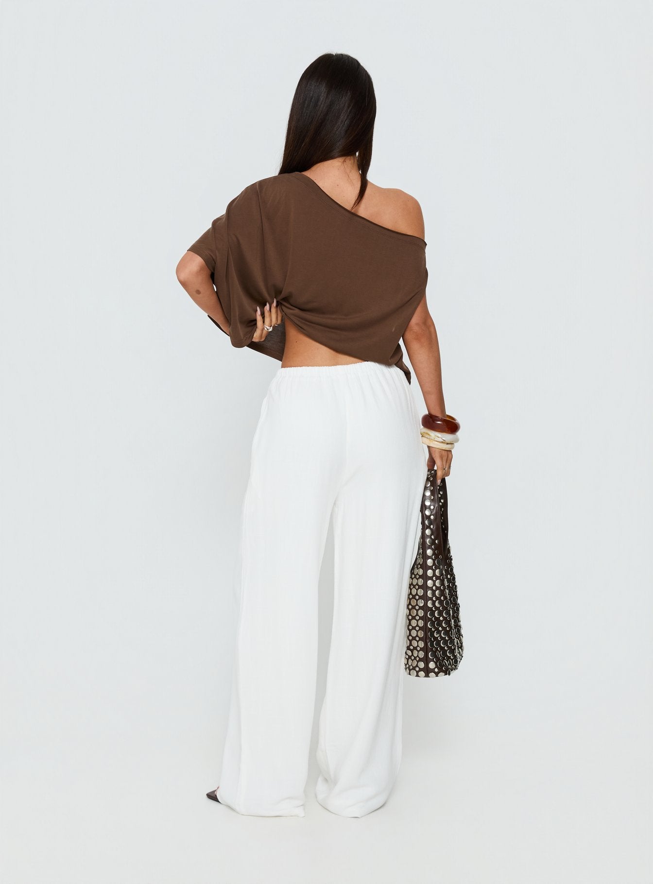 Parklea Linen Blend Pants White - Image 5