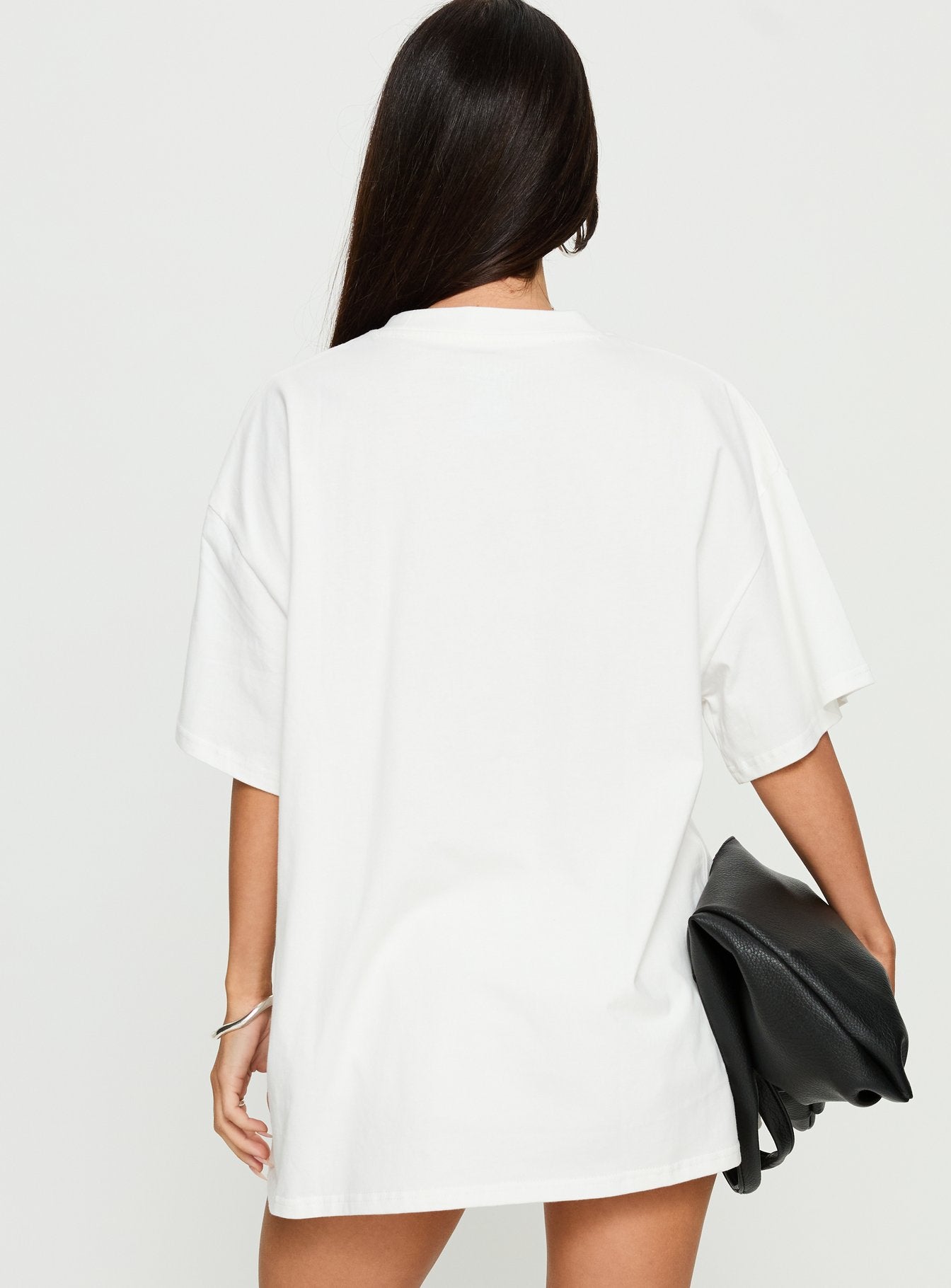 Apres Ski Italia Oversized Graphic Top White - Image 5