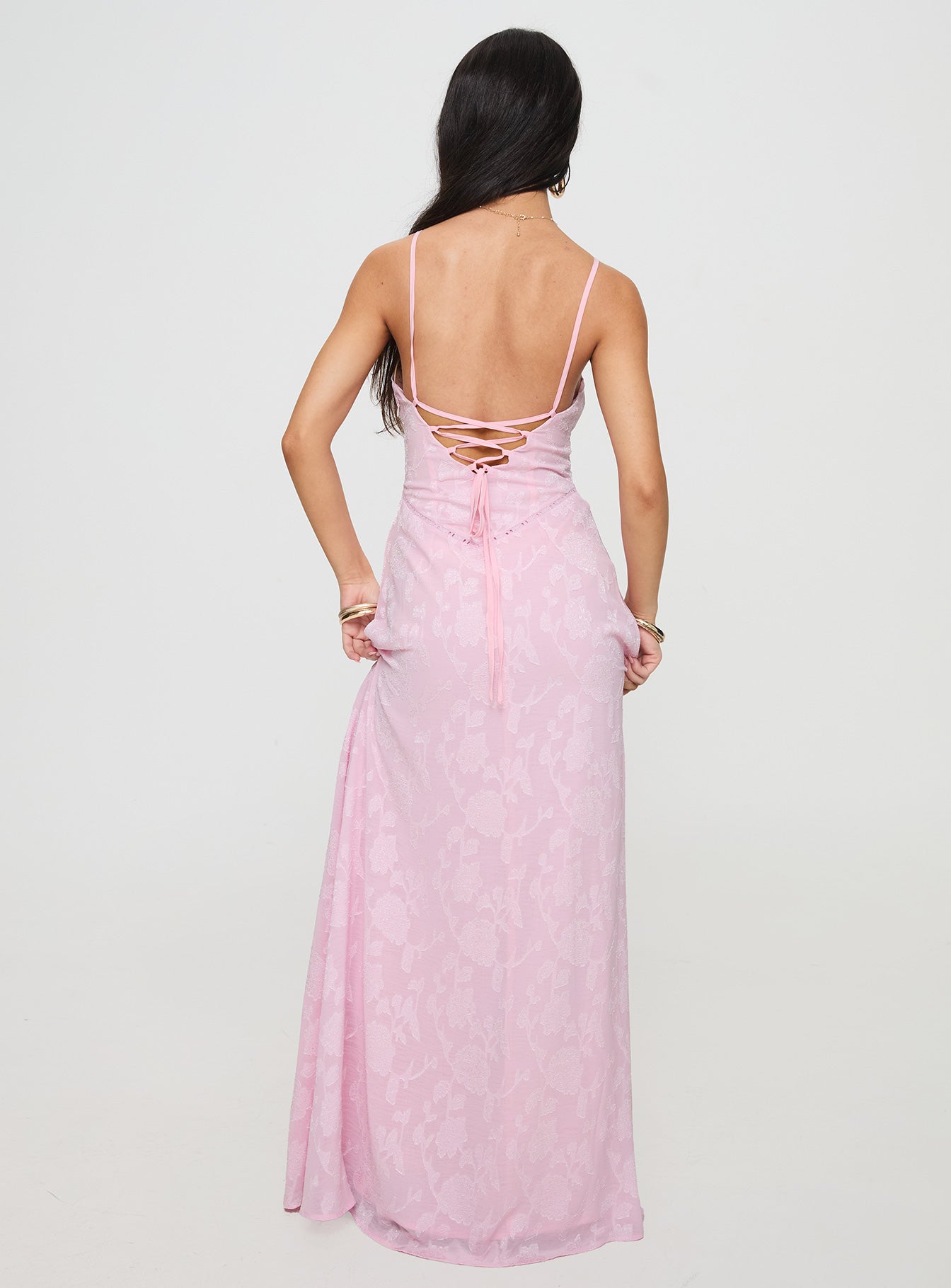 South Of France Maxi Dress Pink - Image 6