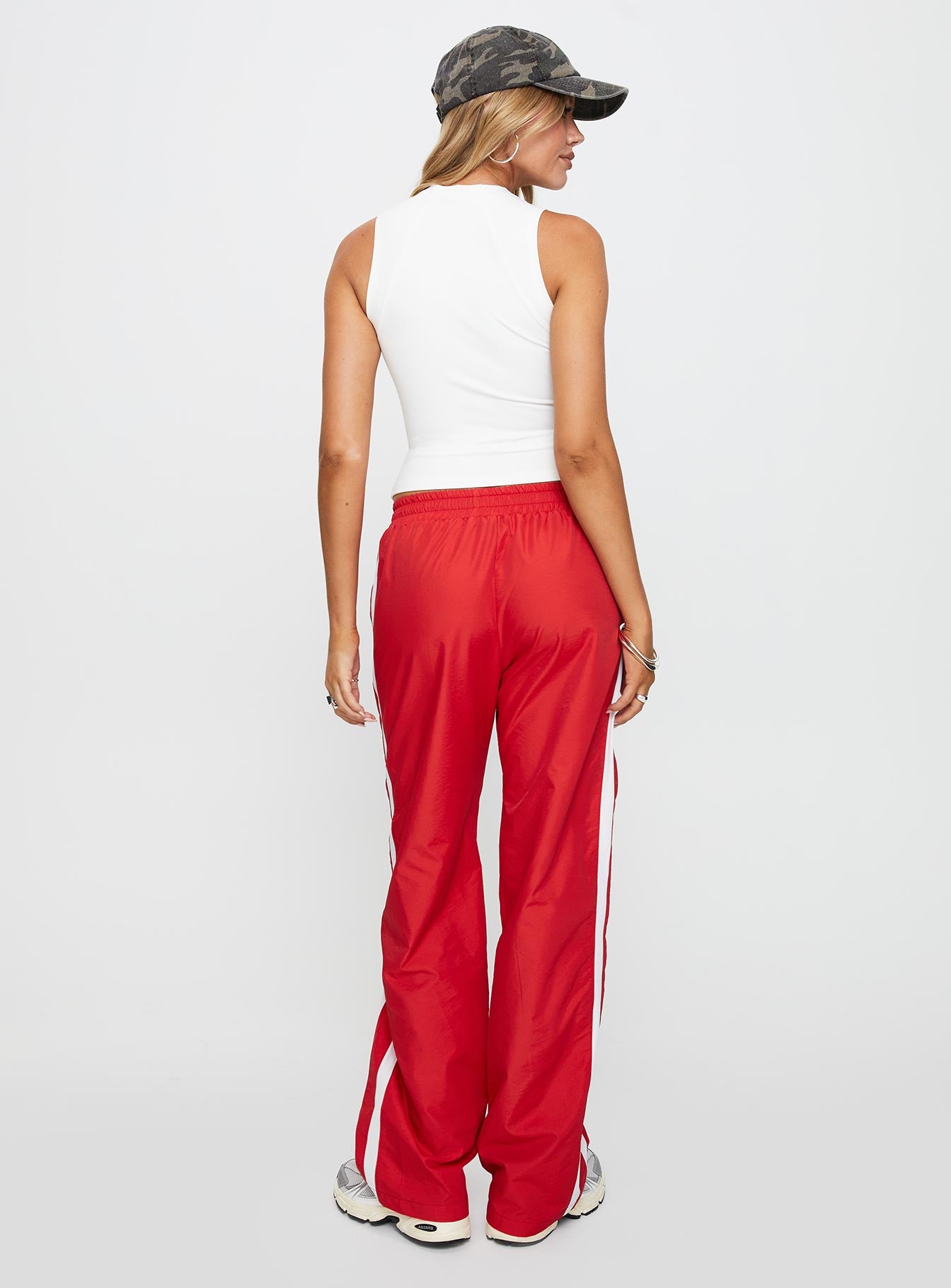 Keli Track Pants Red / White - Image 5