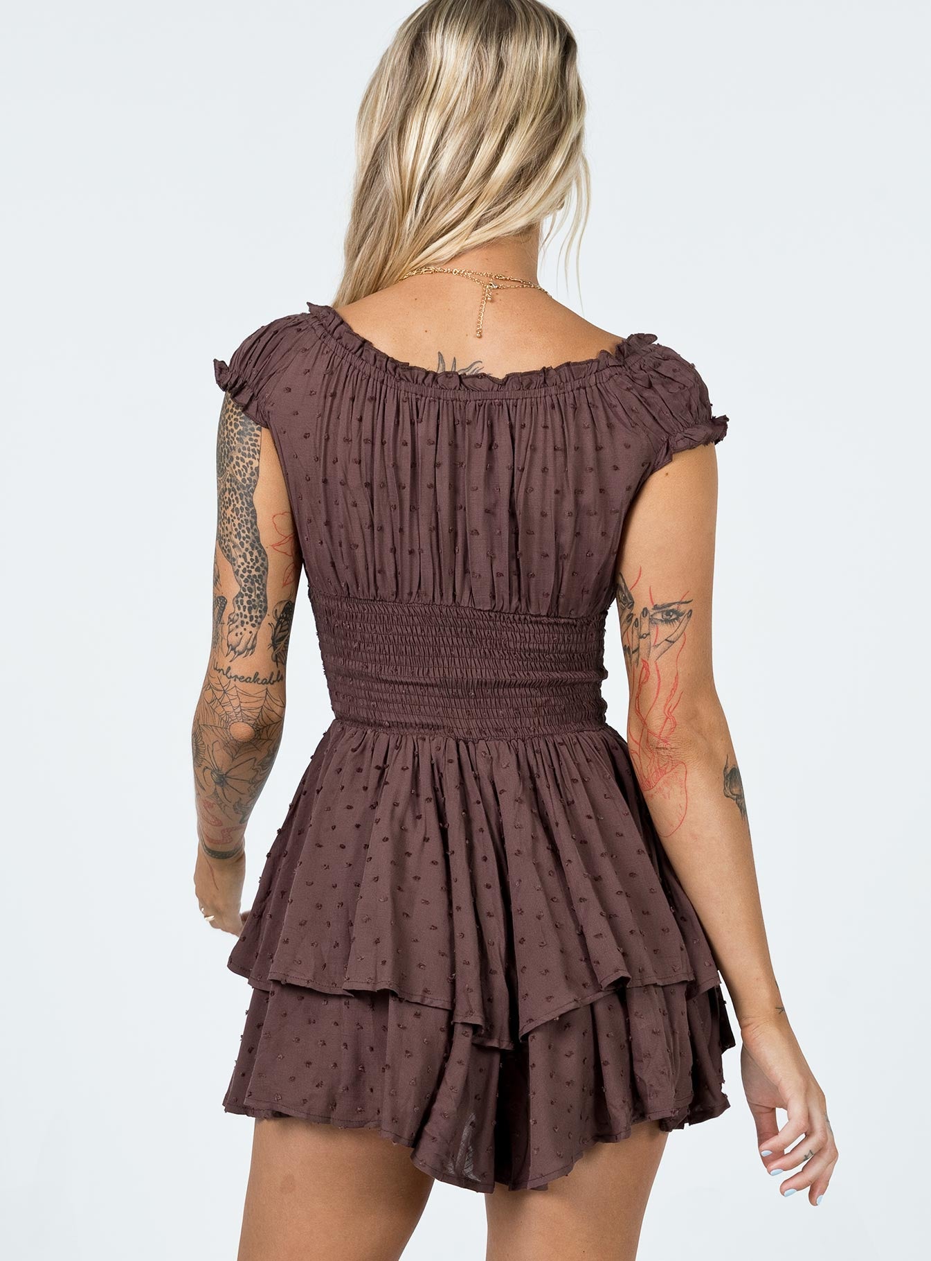 The Love Galore Romper Brown - Image 5