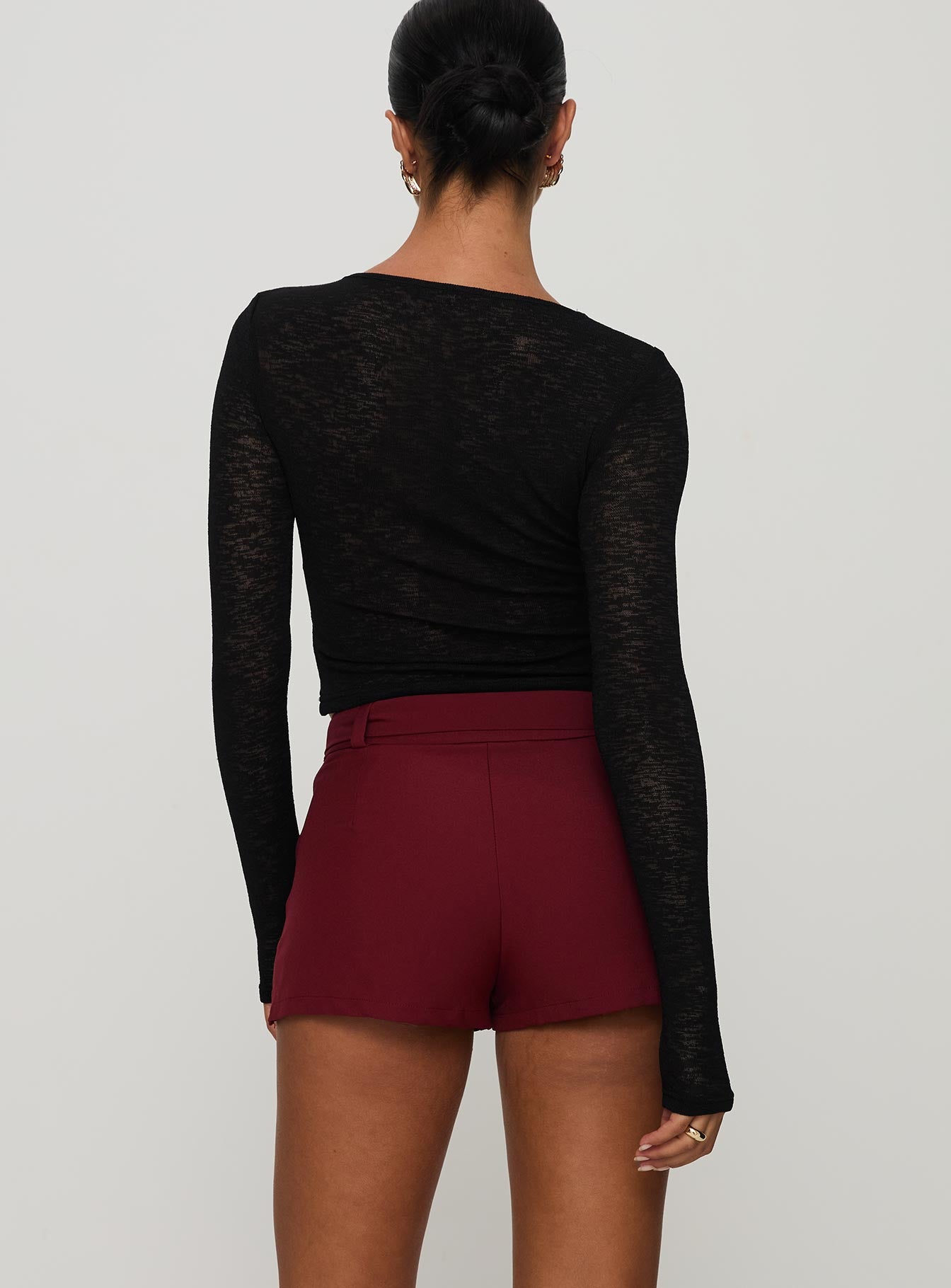 Volley Mini Skort Cherry Red Tall - Image 5