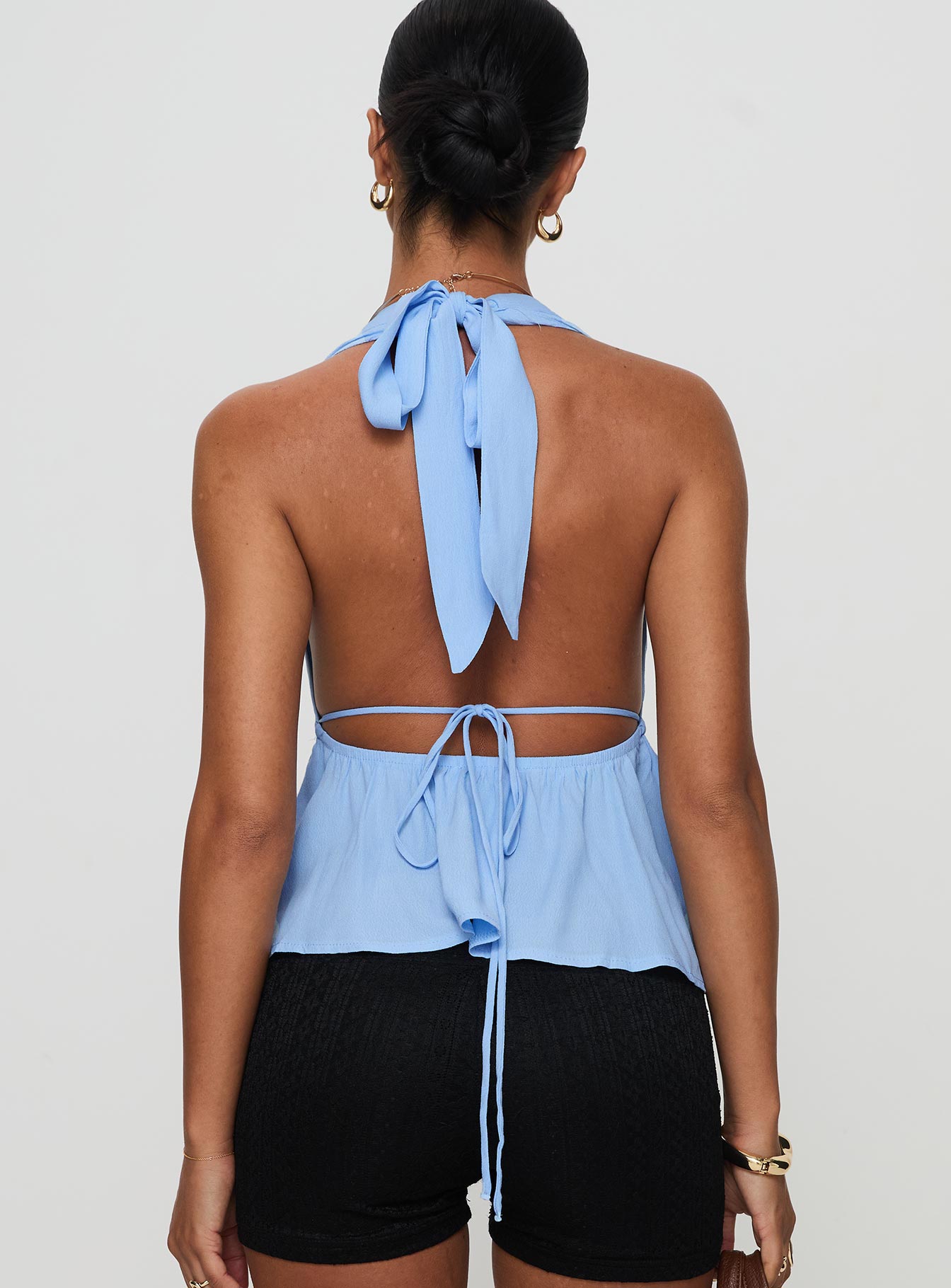 Saddler Halter Top Blue - Image 5