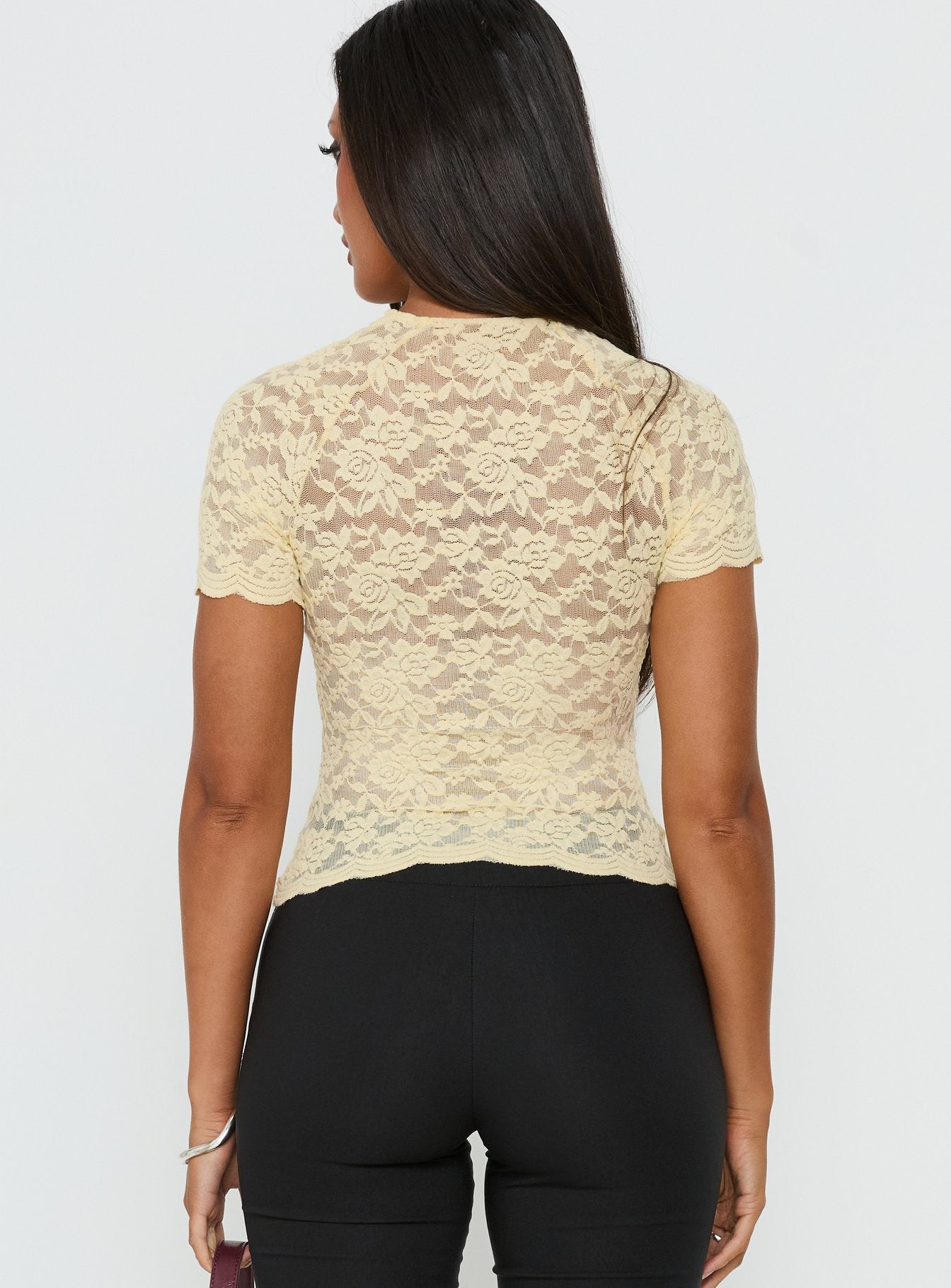 Giallo Lace Top Butter - Image 5