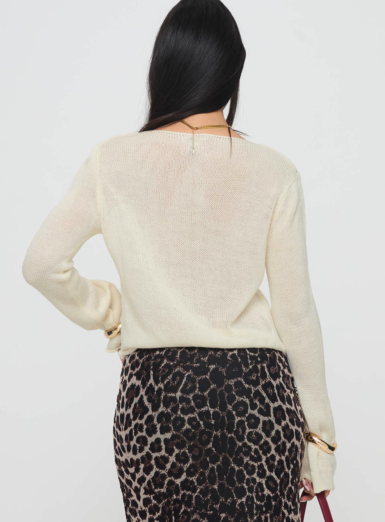 Big Star Knit Sweater Cream - Image 5