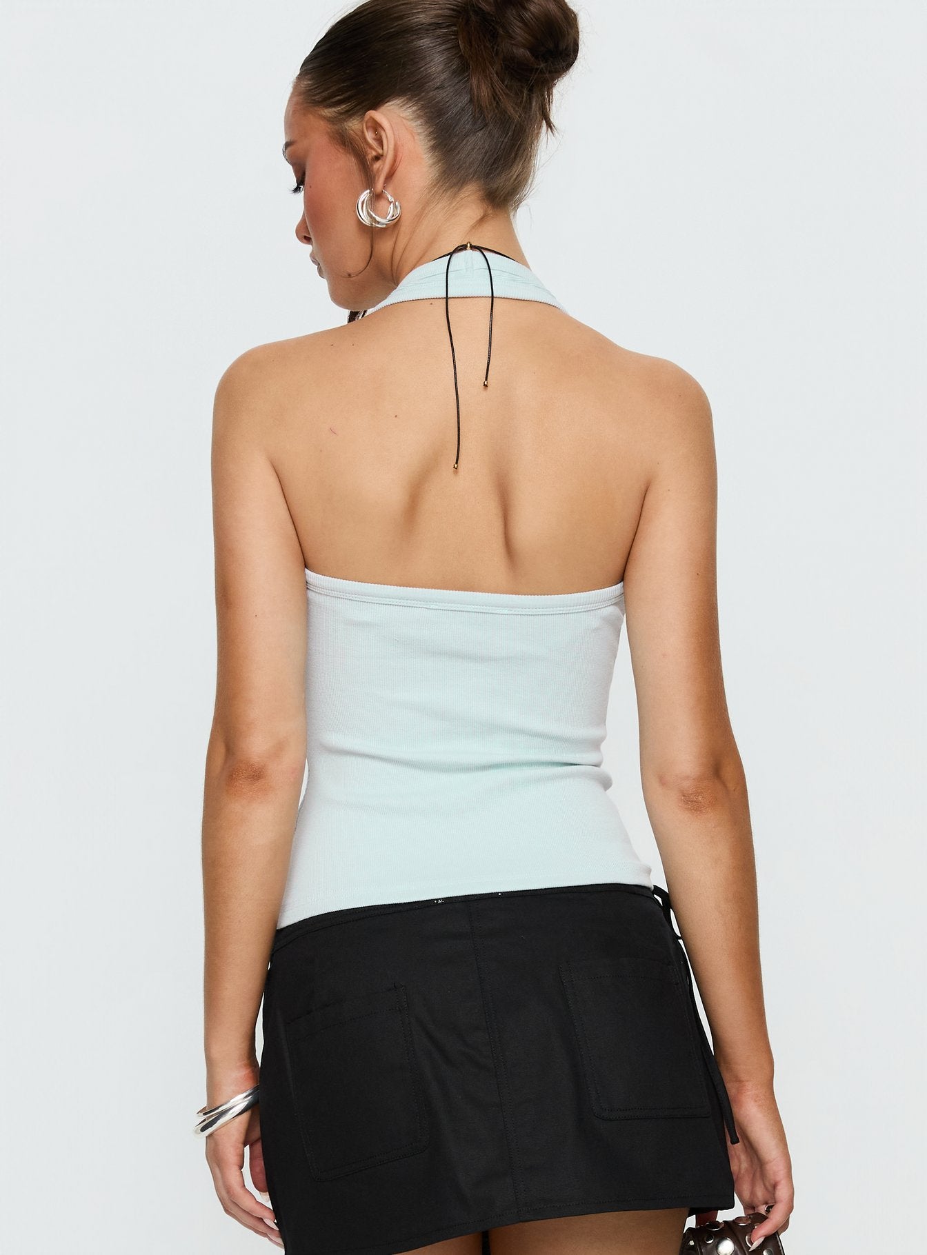 Samarie Cargo Mini Skirt Black - Image 5