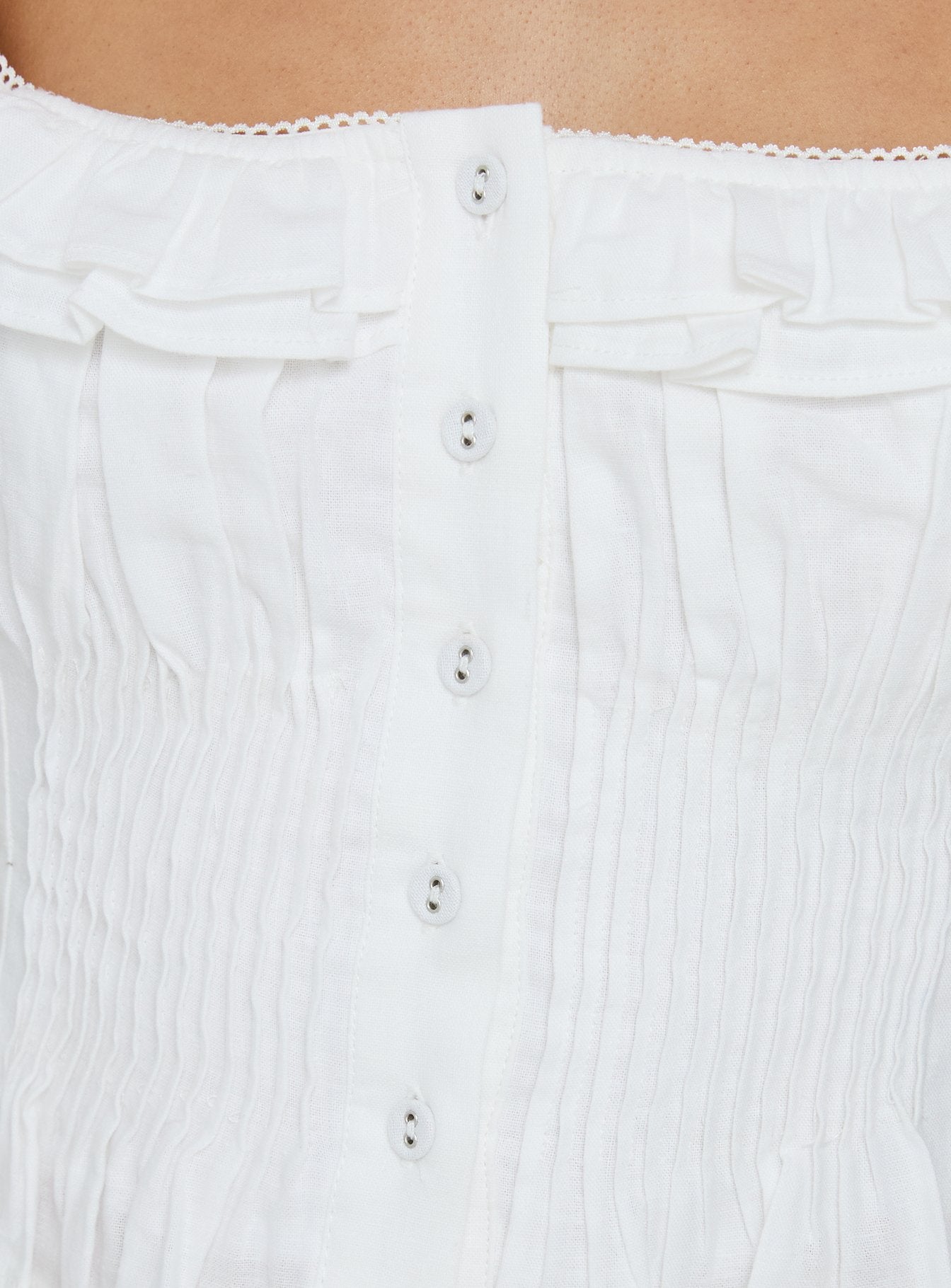 Isadoria Frill Top White - Image 6