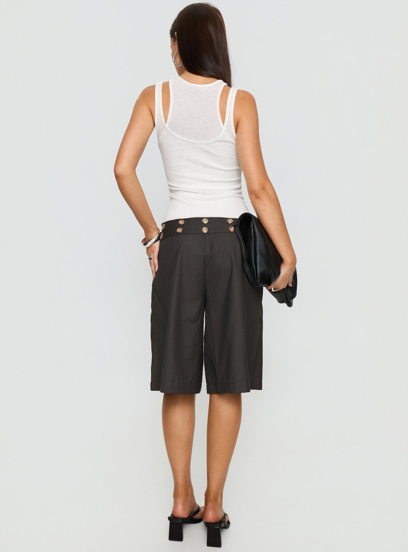 Teza Eyelet Jorts Grey - Image 6
