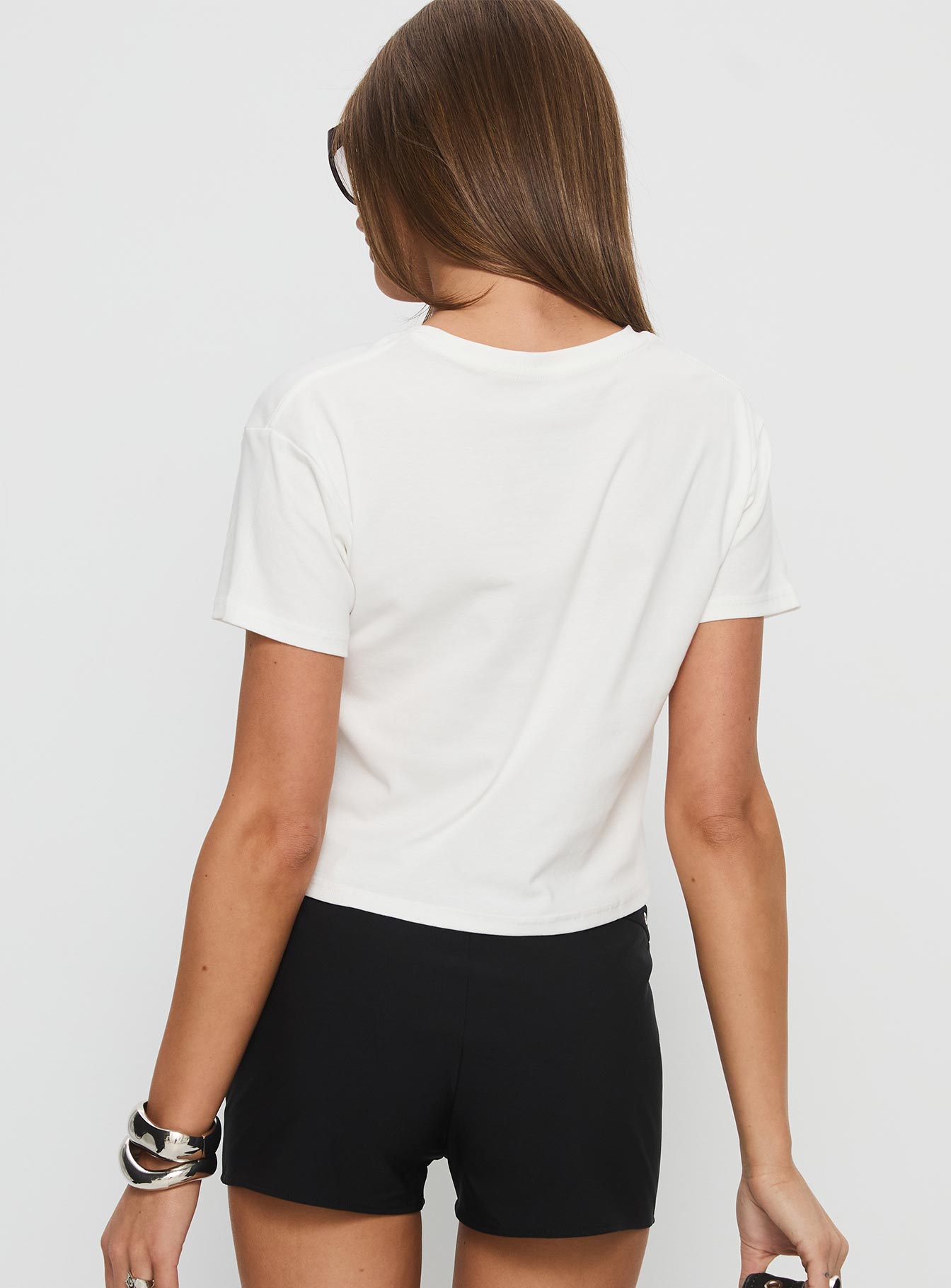 Dodge Girl Graphic Top White - Image 5