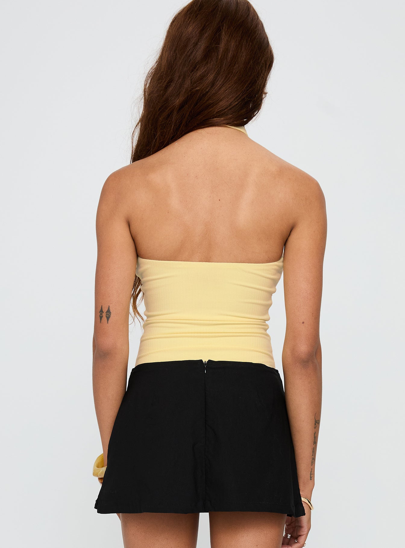 Dulce Vita Hardware Detail Bodysuit Lemon - Image 4
