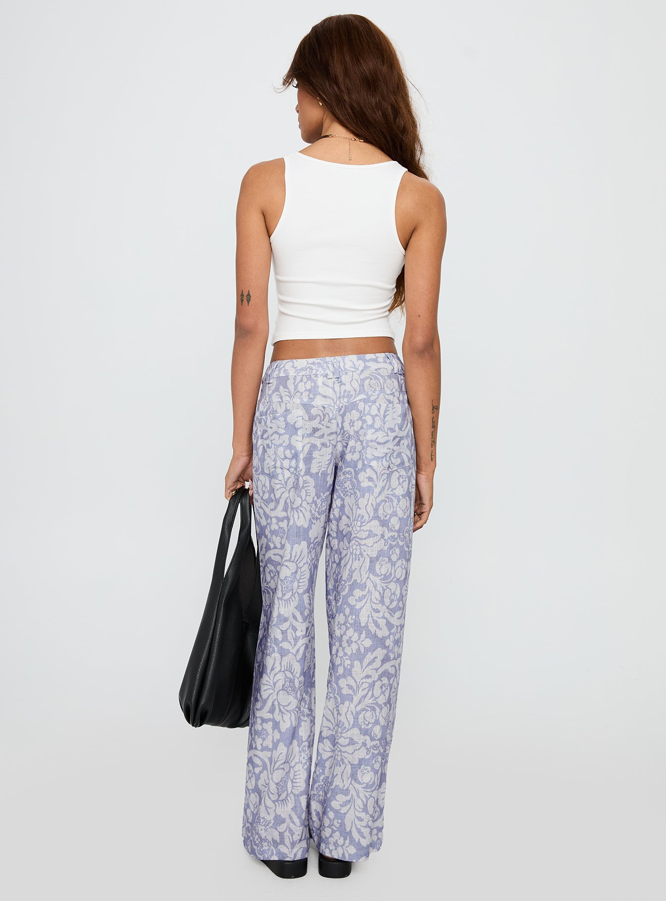 Vendi Low Rise Pant Lilac Floral - Image 5