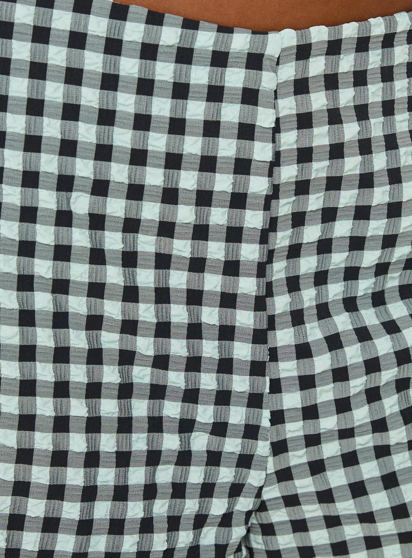 Sarajane Seer Sucker Shorts Blue Check - Image 5