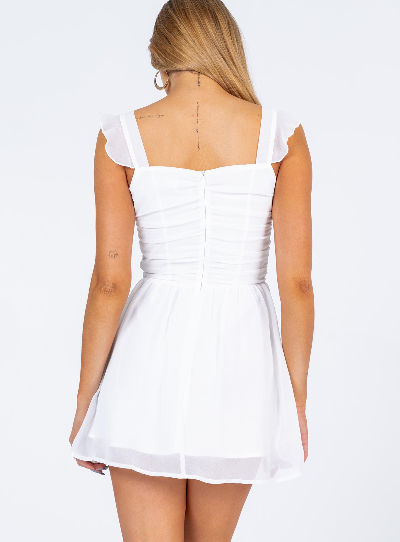 So Sweet Mini Dress White - Image 7