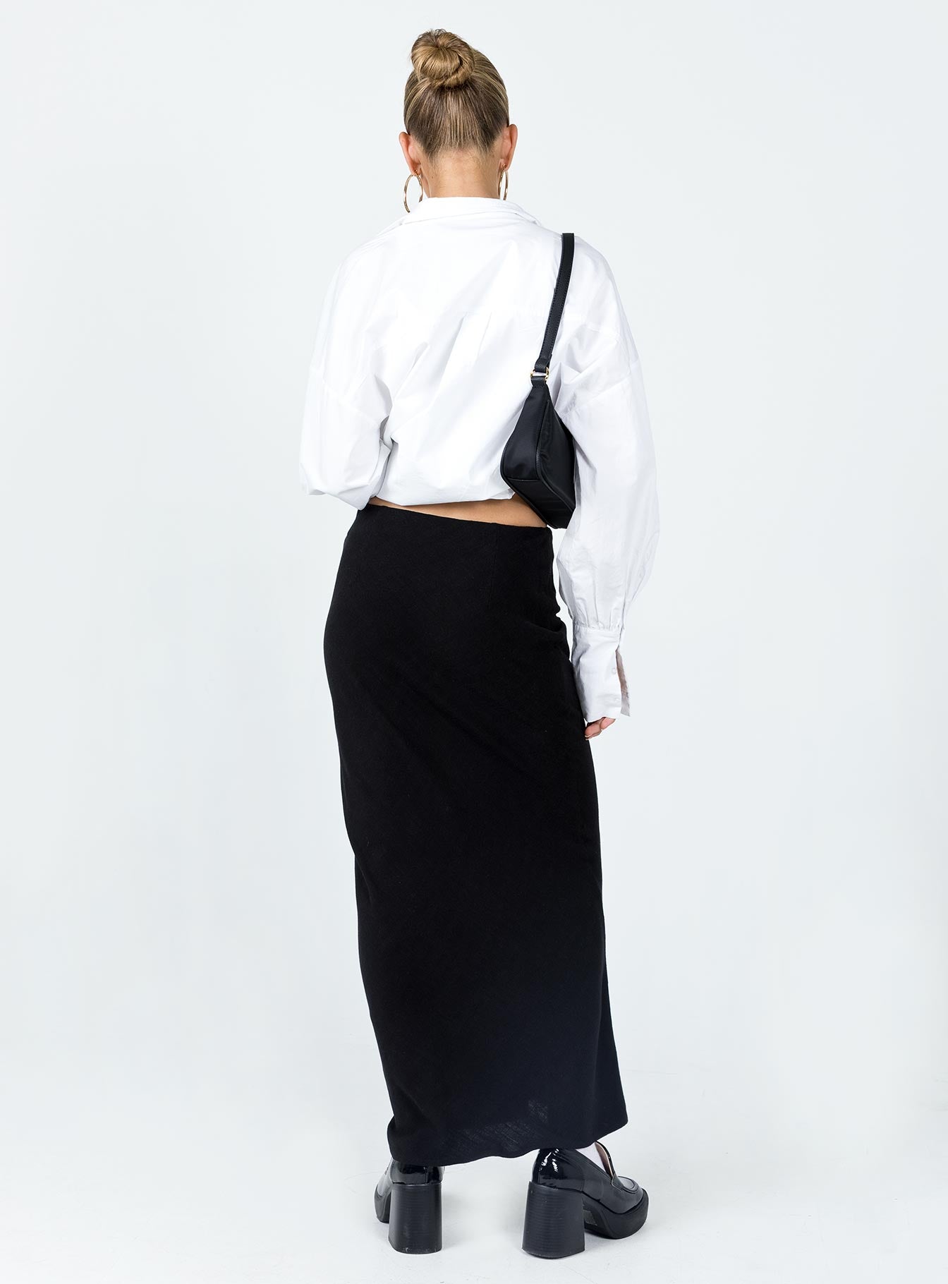 Jodie Maxi Skirt Black Petite - Image 5