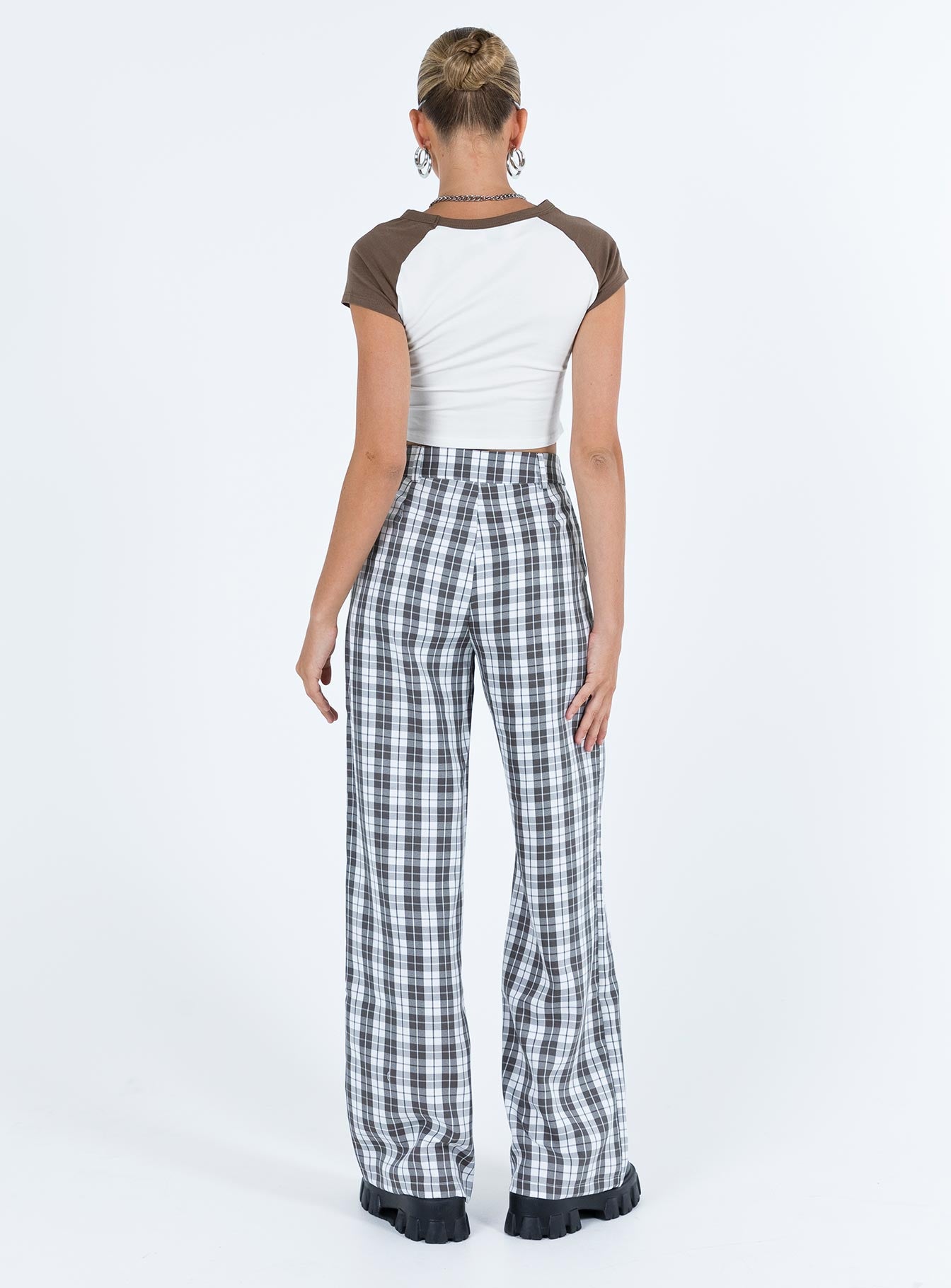 Archer Pants Grey Plaid - Image 5