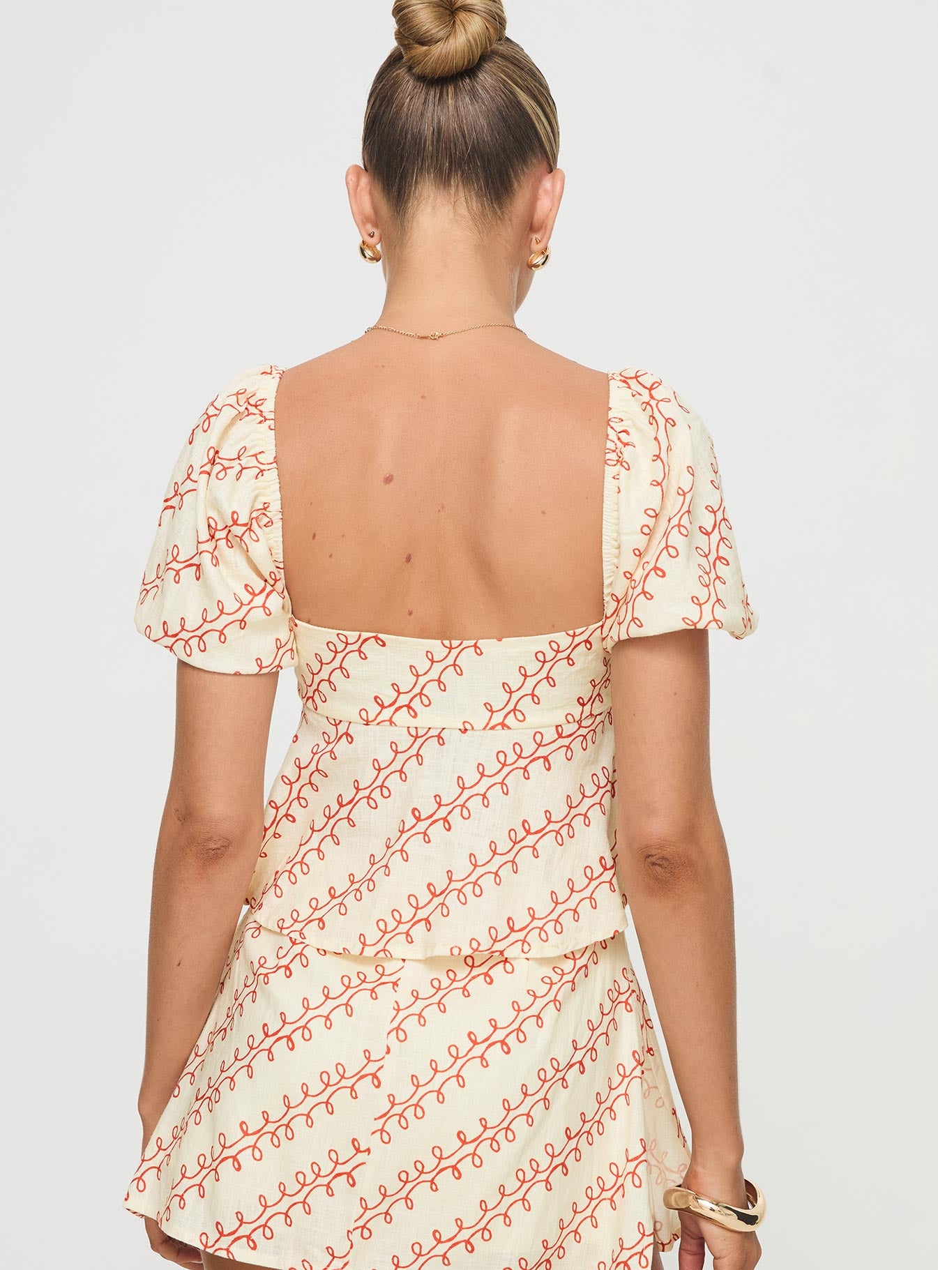 Passionfruit Linen Blend Top Multi - Image 5