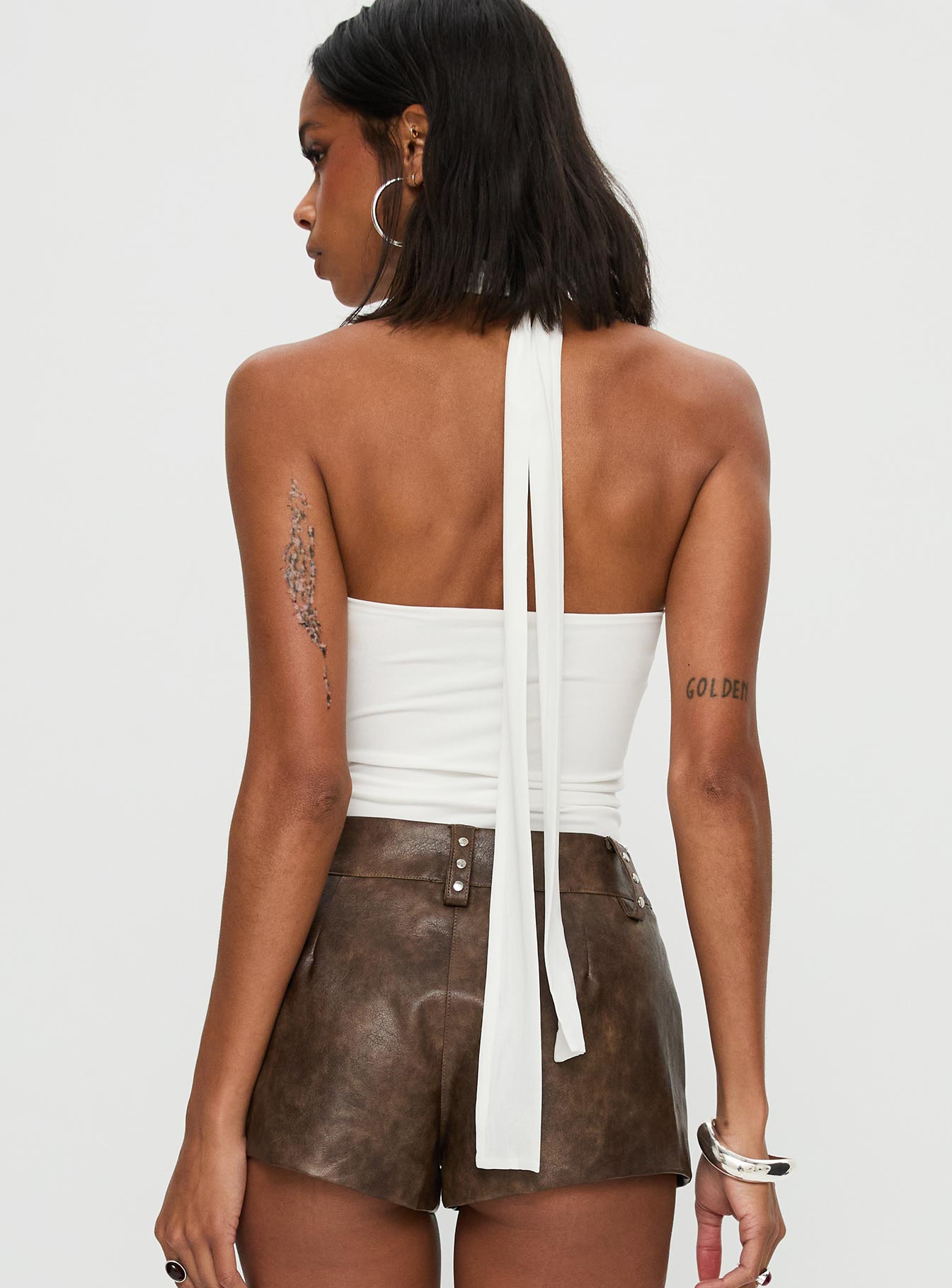 Sorelle Scarf Bodysuit White - Image 5