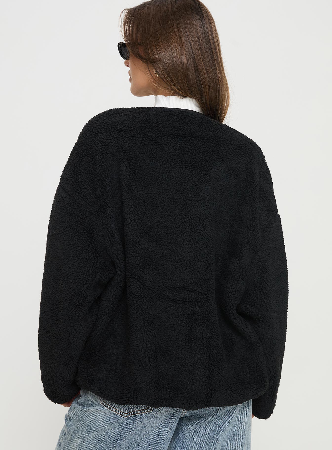 Adylic Teddy Coat Black - Image 5