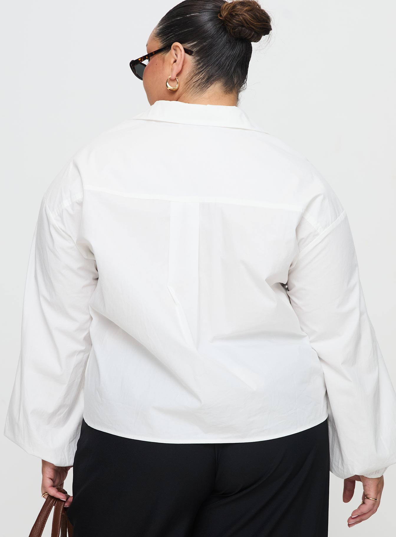 Rinon Long Sleeve Top White Curve - Image 5