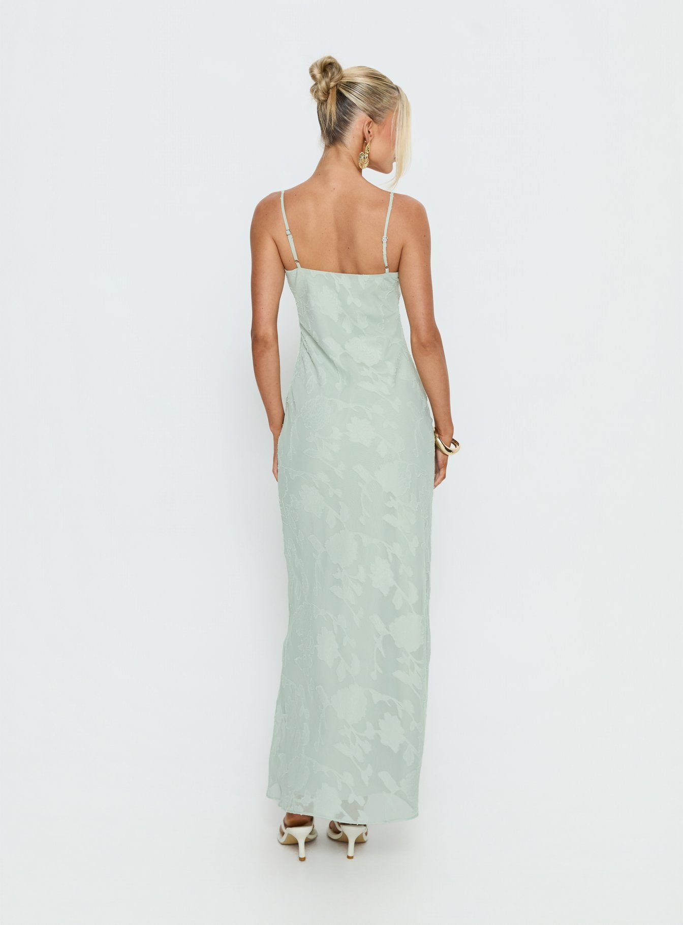 Avienna Maxi Dress Sage Burnout - Image 5
