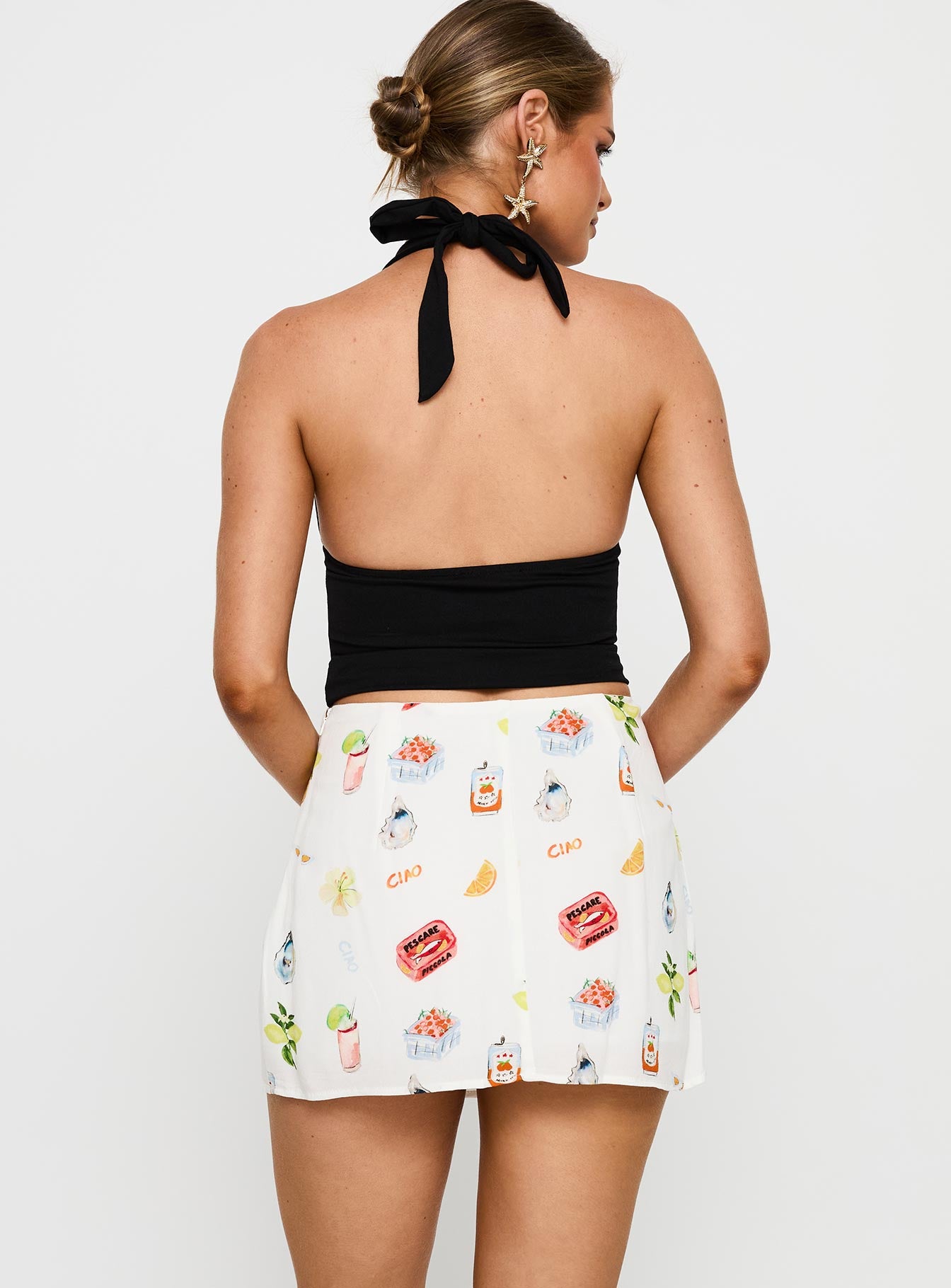Caraliia Mini Skirt White / Multi - Image 5