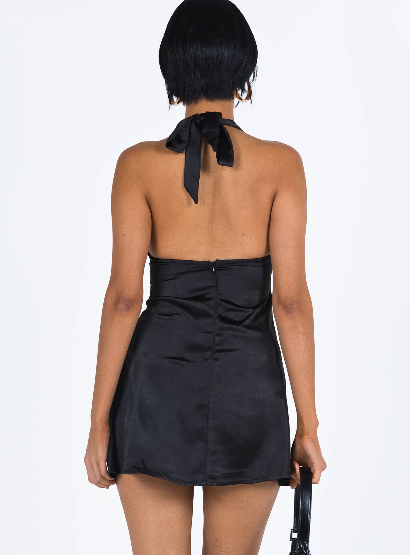 Lanier Mini Dress Black - Image 6